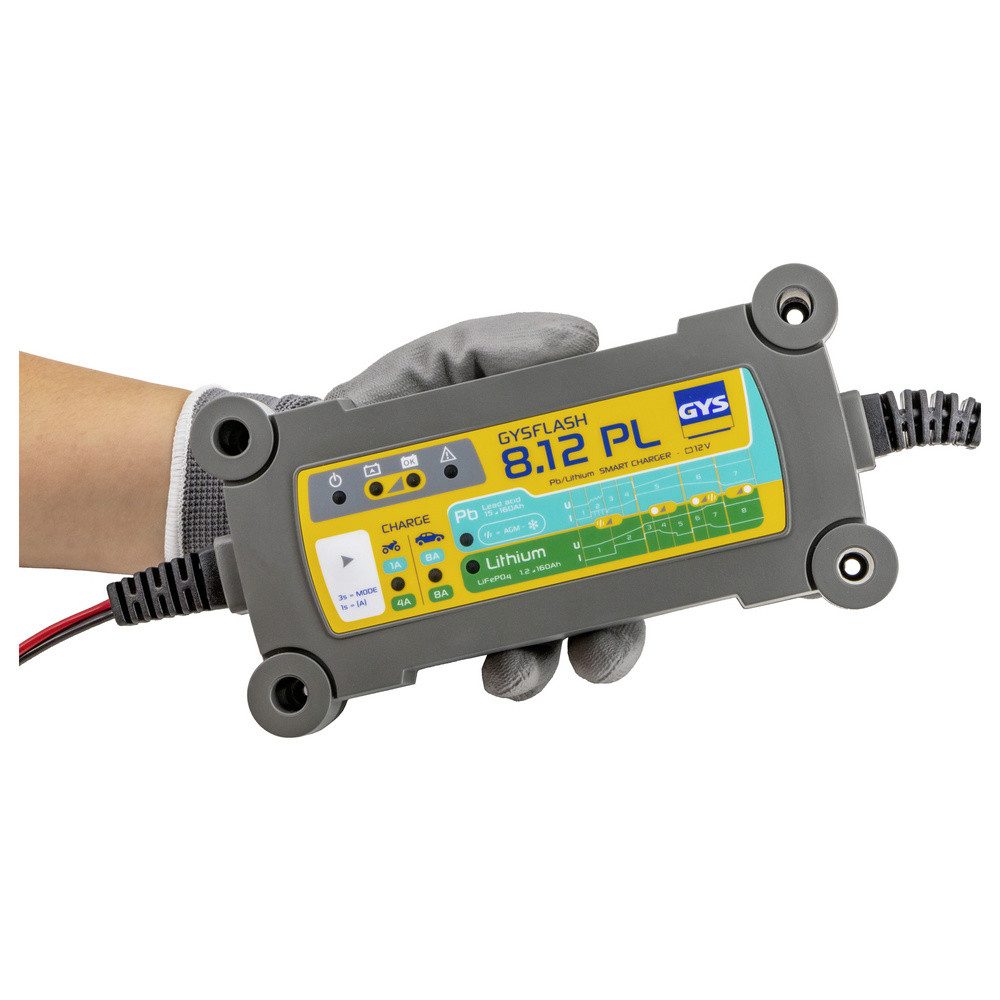 GYS GYS GYSFLASH 8.12 PL 069282 Automatikladegerät, Werkstattladegerät, Kf Autobatterie-Ladegerät