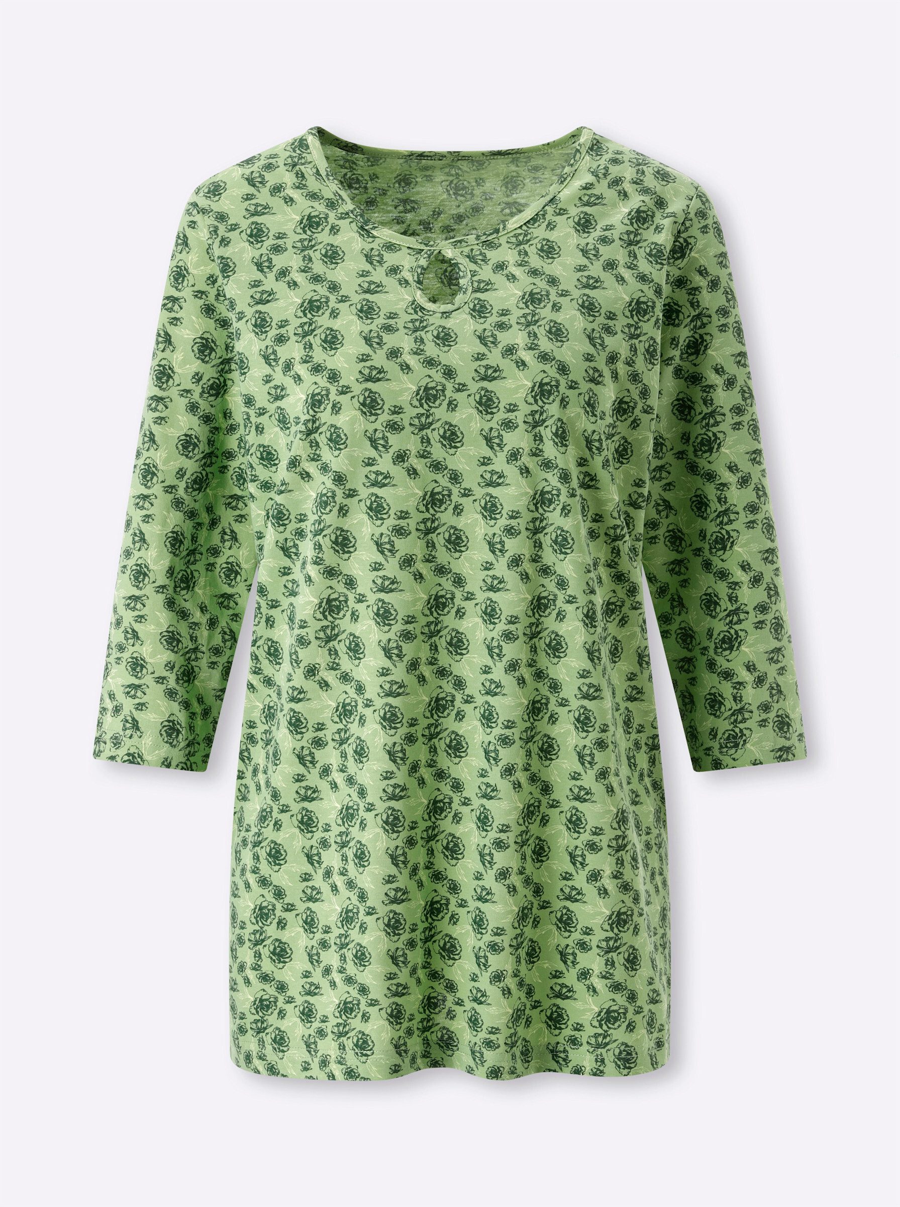 T-Shirt Longshirt 3/4-Arm