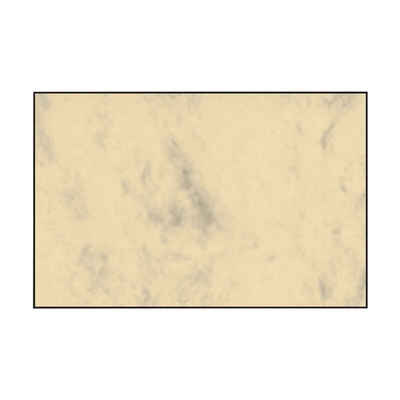 Sigel Visitenkarten DP744, beige-marmoriert, ohne Perforation, 225 g/m²
