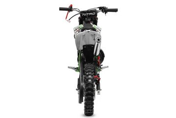 Nitro Motors Dirt-Bike 50cc midi Kinder Dirtbike NRG50 RS 14/12" Crossbike Pocketbike, 1 Gang, Automatikschaltung