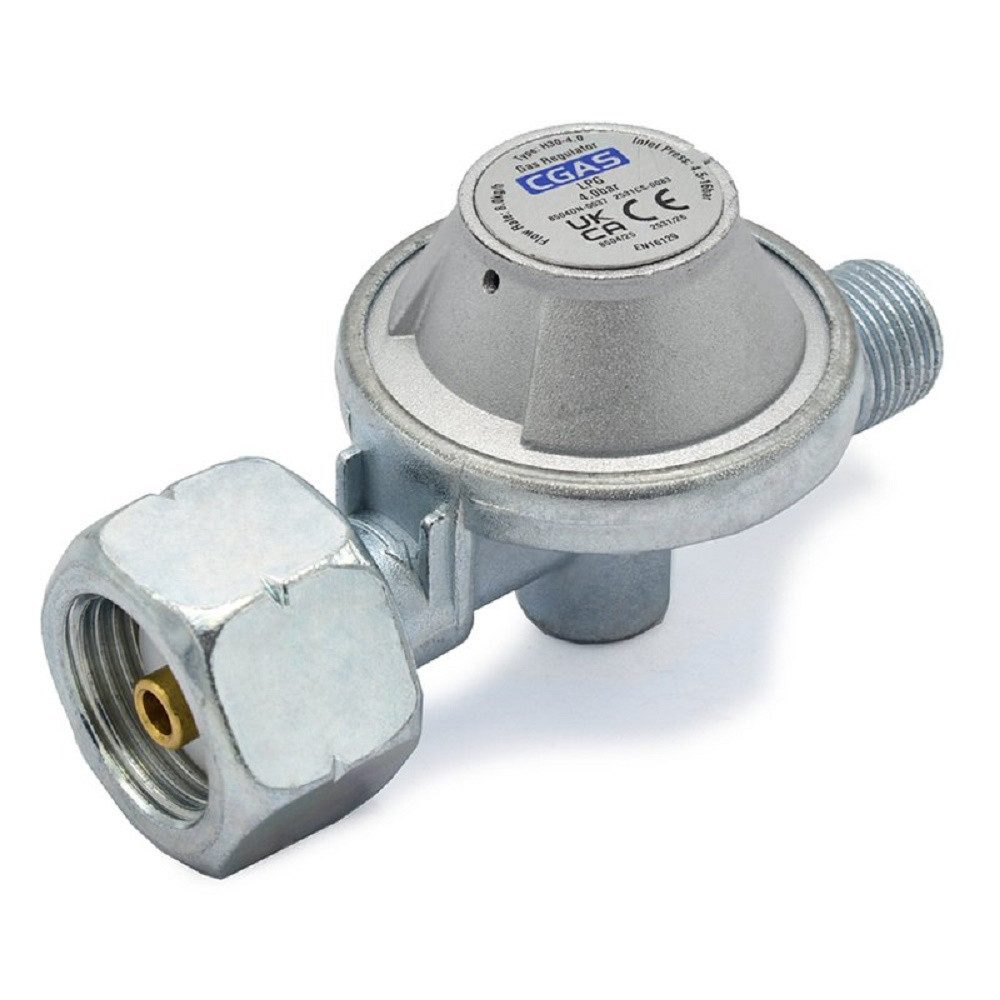 Bahama Warenvertriebs GmbH Druckminderer 36336, 4 mbar, (1-St), Konstante Gasregulierung für sichere und stabile Nutzung
