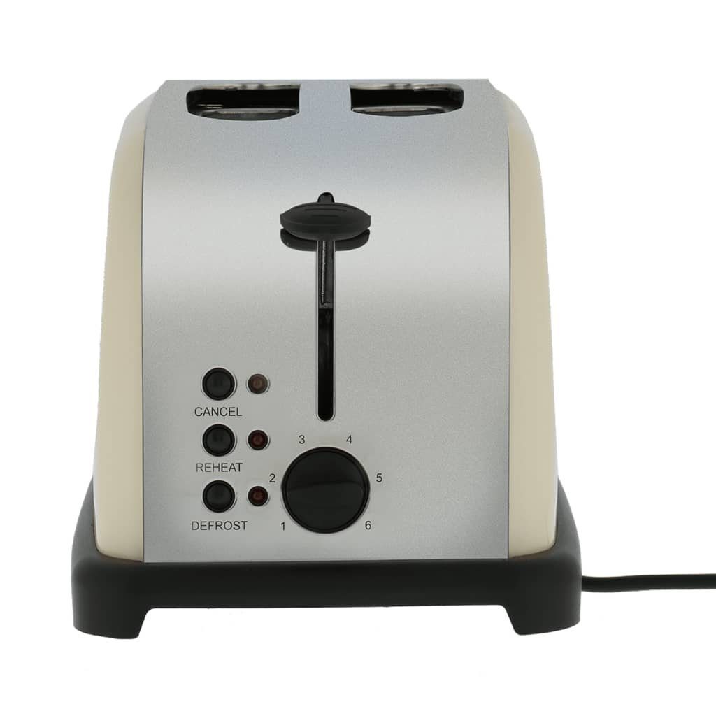 Mestic Toaster Retro W 920 und Schwarz Toaster Creme MBR-80