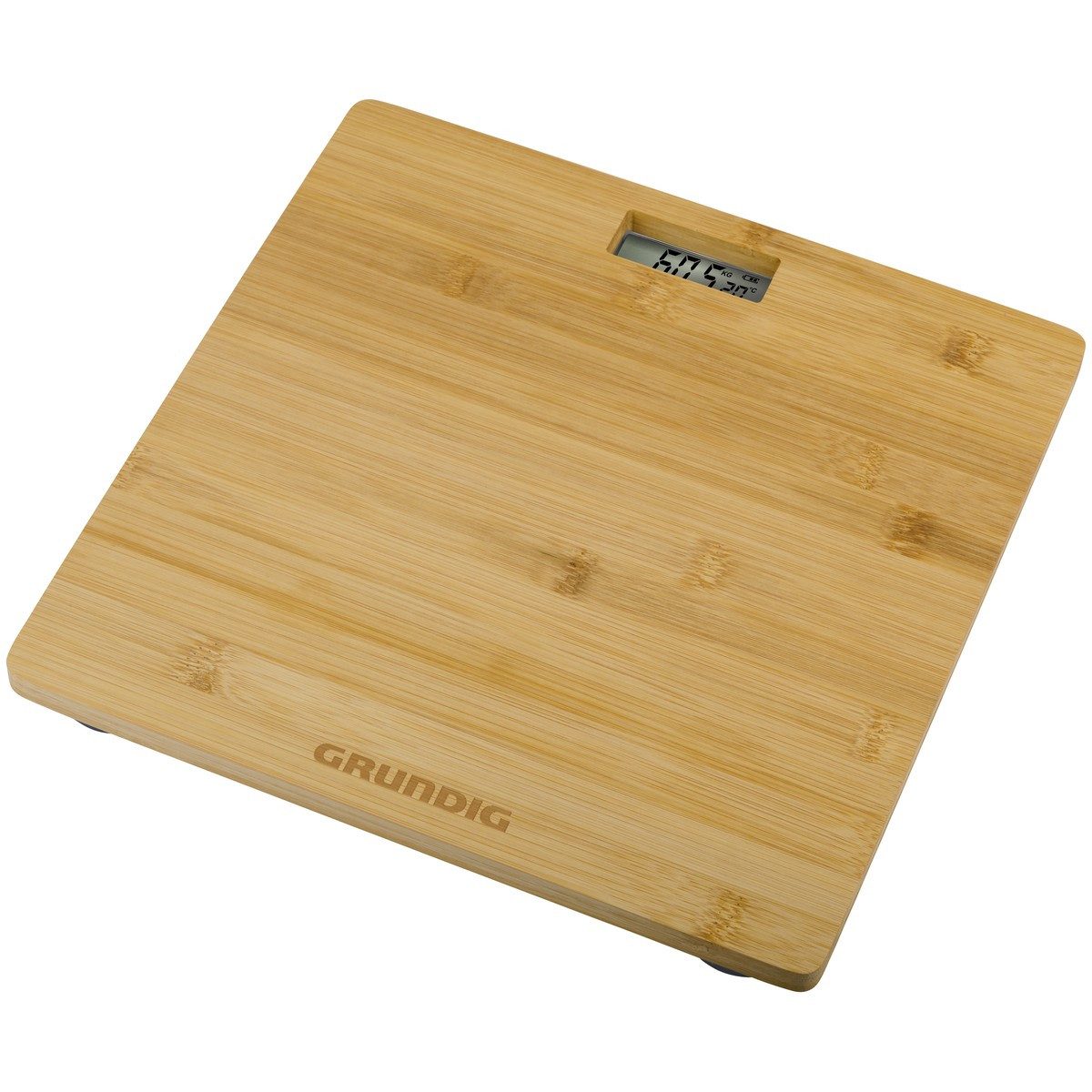 Grundig Personenwaage Grundig Schale Korpus Bambus