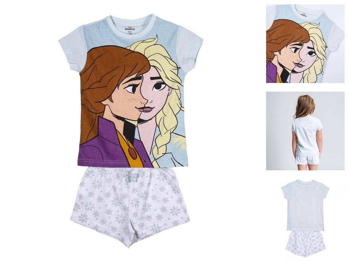 Frozen Pyjama 3 Sommer 2 Jahre Shorty Nachtwäsche Schlafanzug Pyjama Teiler Kinder E