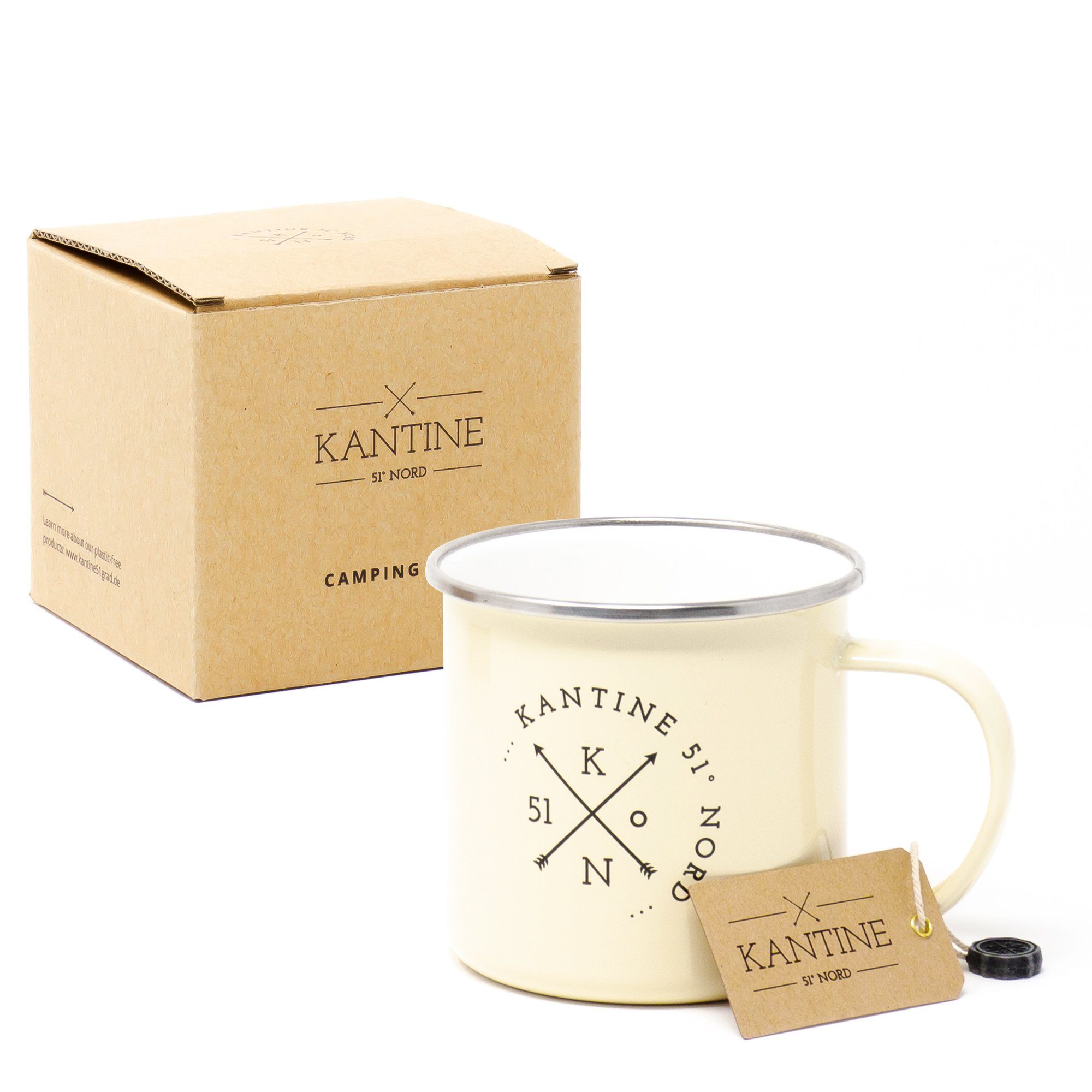 Kantine51°Nord Becher Camping Tasse