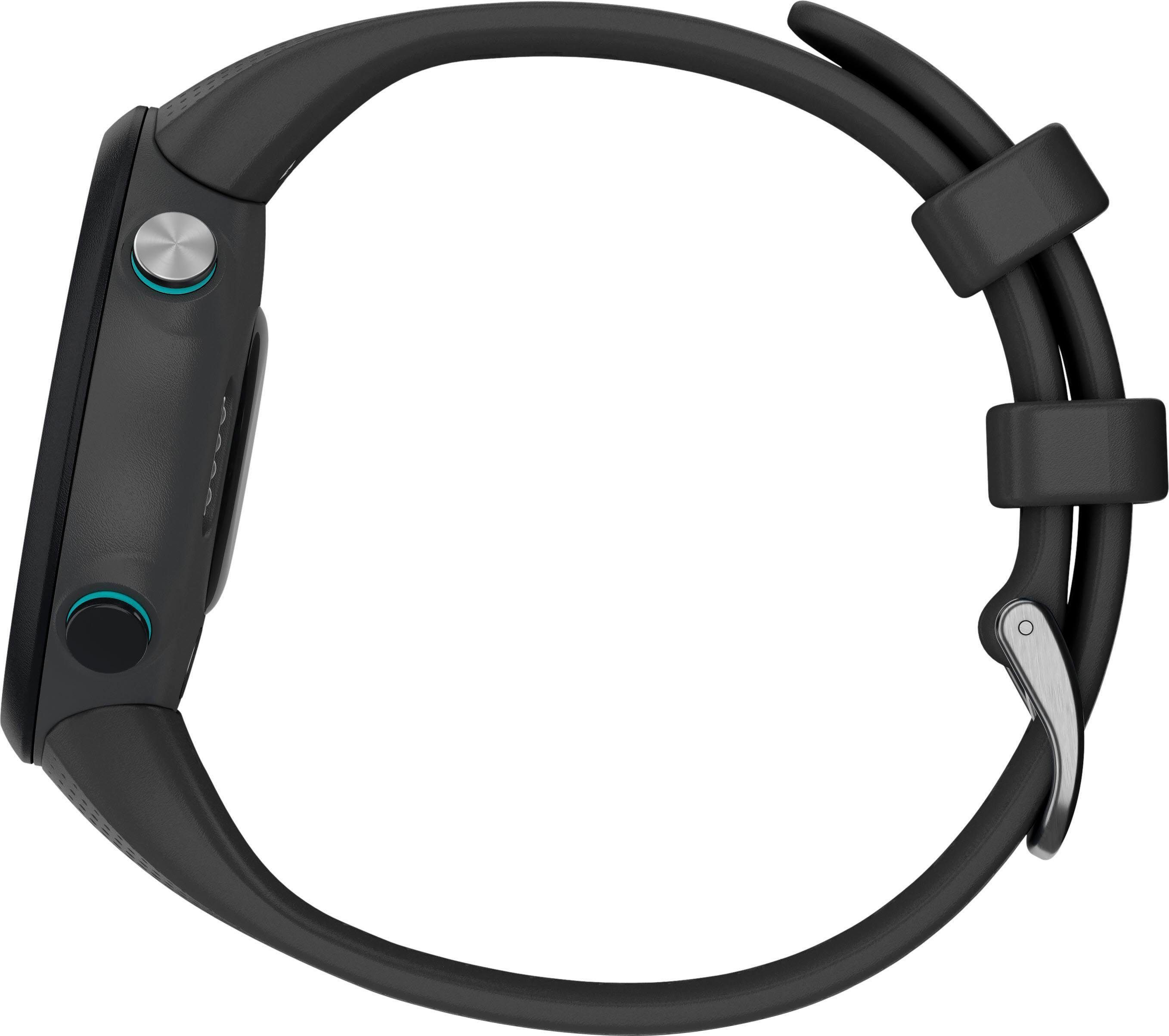 Garmin Swim2 mit Silikon-Armband 20 cm/1,04 Smartwatch (2,63 mm grau Zoll)