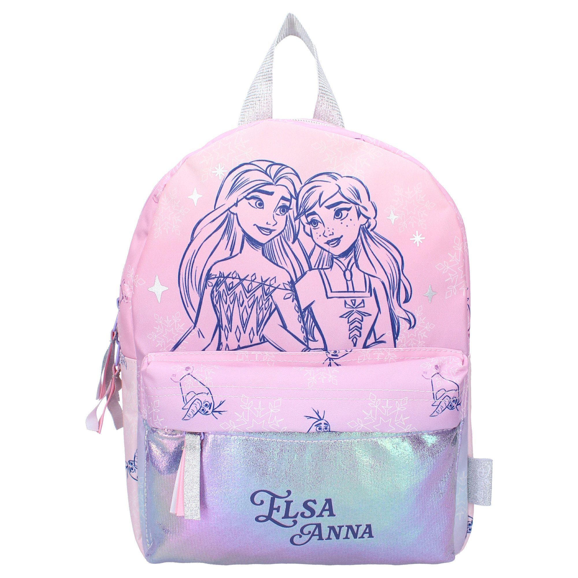 Disney Frozen Kinderrucksack Kinder Rucksack Frozen II Bunter Schulrucksack mit Elsa & Olaf