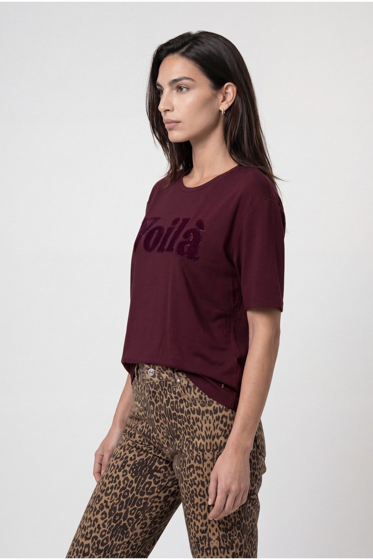 Monari T-Shirt Shirt Voilá Regular fit mit Rundhalsausschnitt