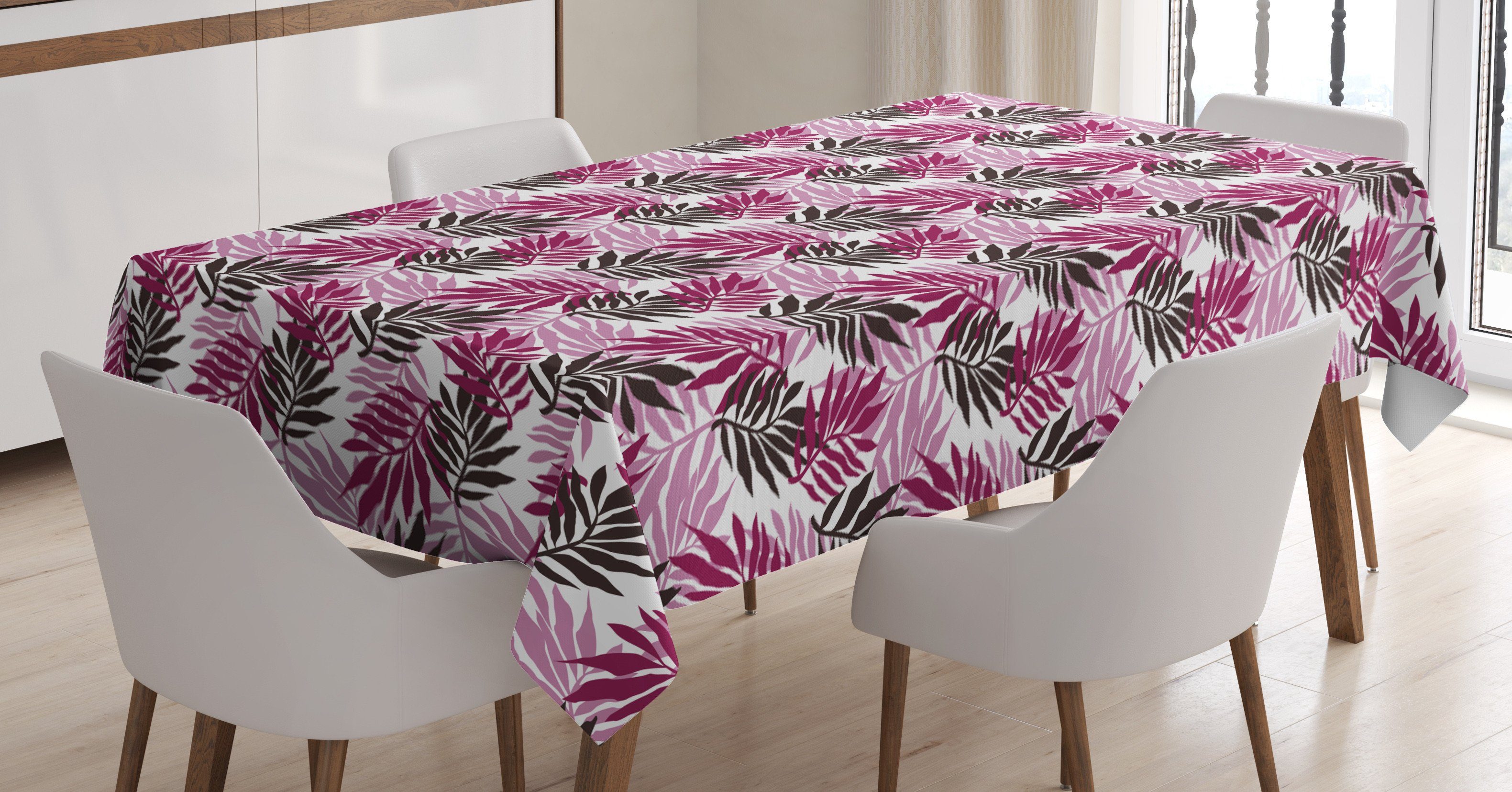 Klare Farbfest Tropischer Exotisch Für üppiger Bereich Farben, Wald Abakuhaus geeignet Tischdecke den Außen Waschbar