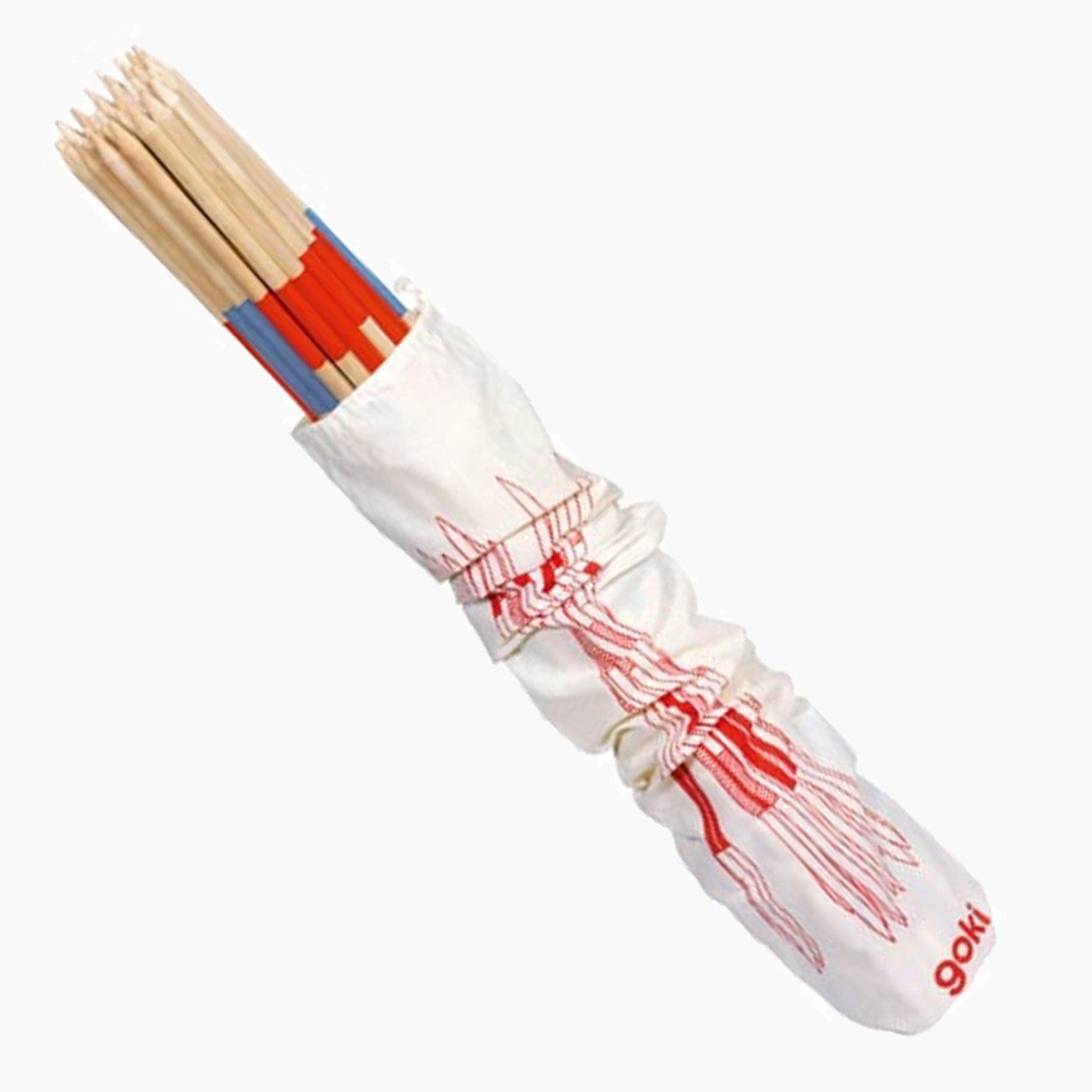 goki Игрыsammlung Mikadospiel im Baumwollbeutel, kinderspiel, hochwertiger Ausführung in 46 cm Длина