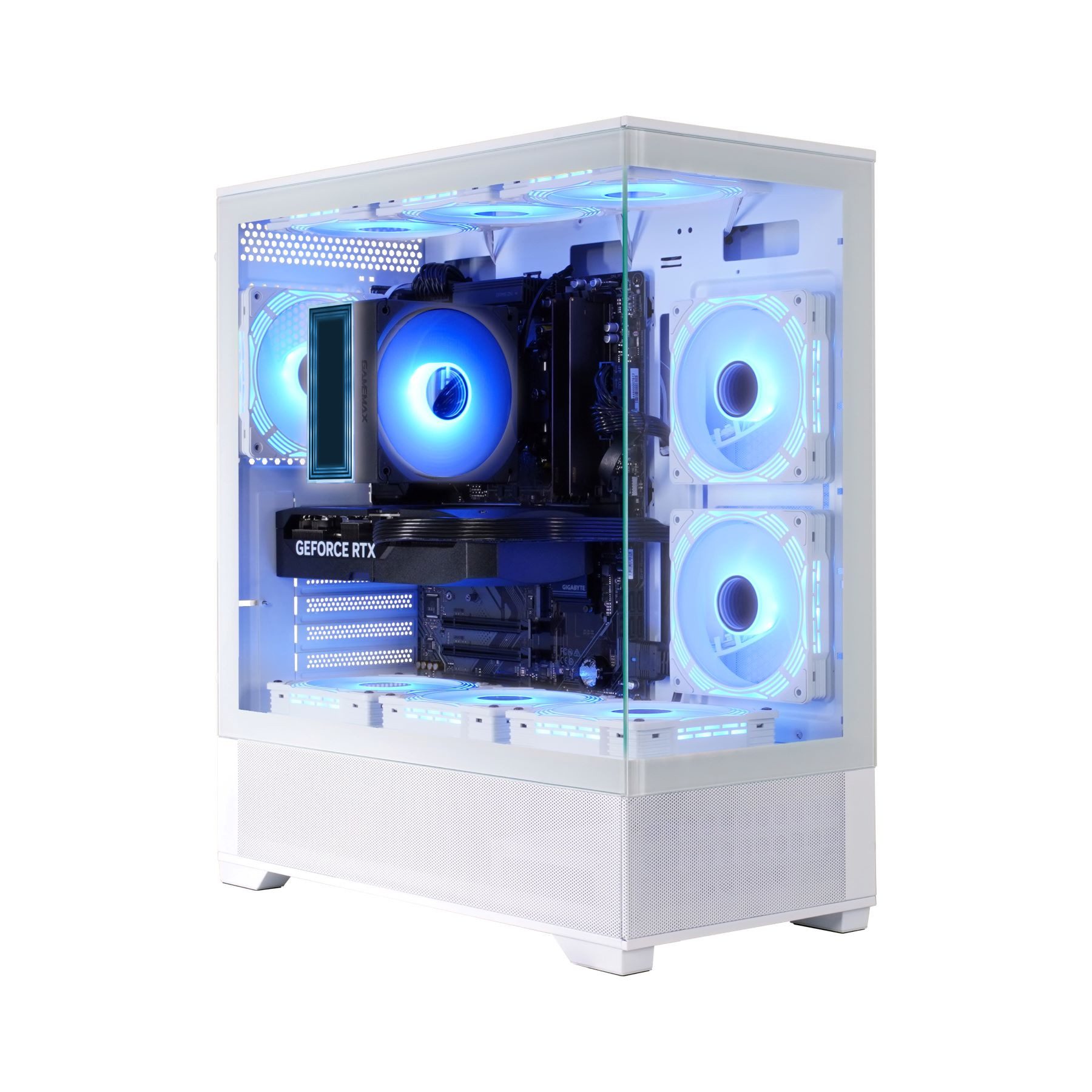 GAMEMAX Vista AW 8027 AMD Ryzen 5 7500F 16GB DDR5 1TB SSD RTX 5060Ti Gaming-PC (AMD Ryzen 5 7500F, RTX 5060 Ti, 16 GB RAM, 1000 GB SSD, Luftkühlung aktiv, Windows 11, DDR5 RAM)