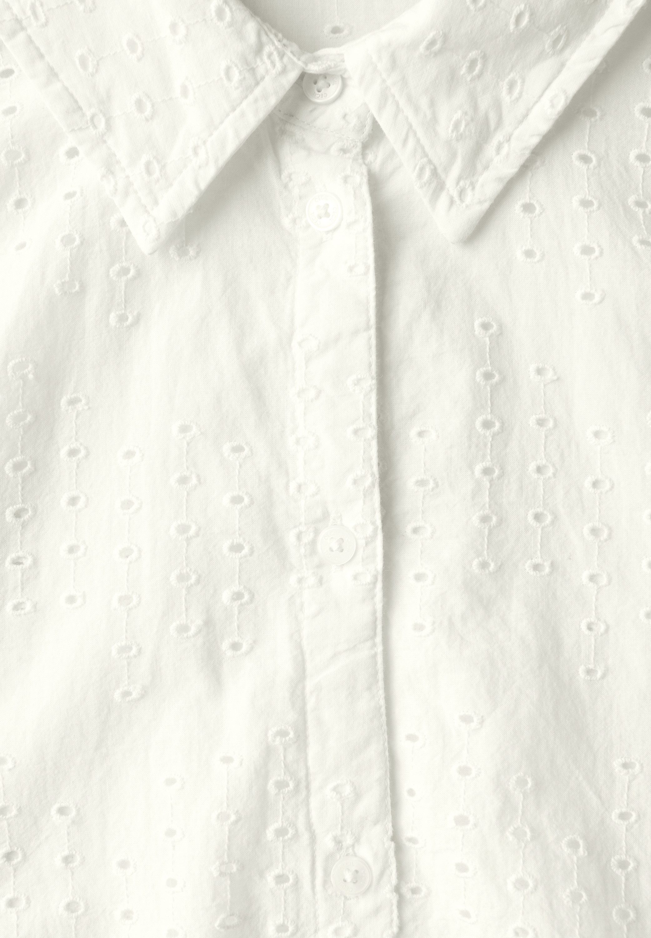 CECIL Hemdbluse mit Lochstickerei