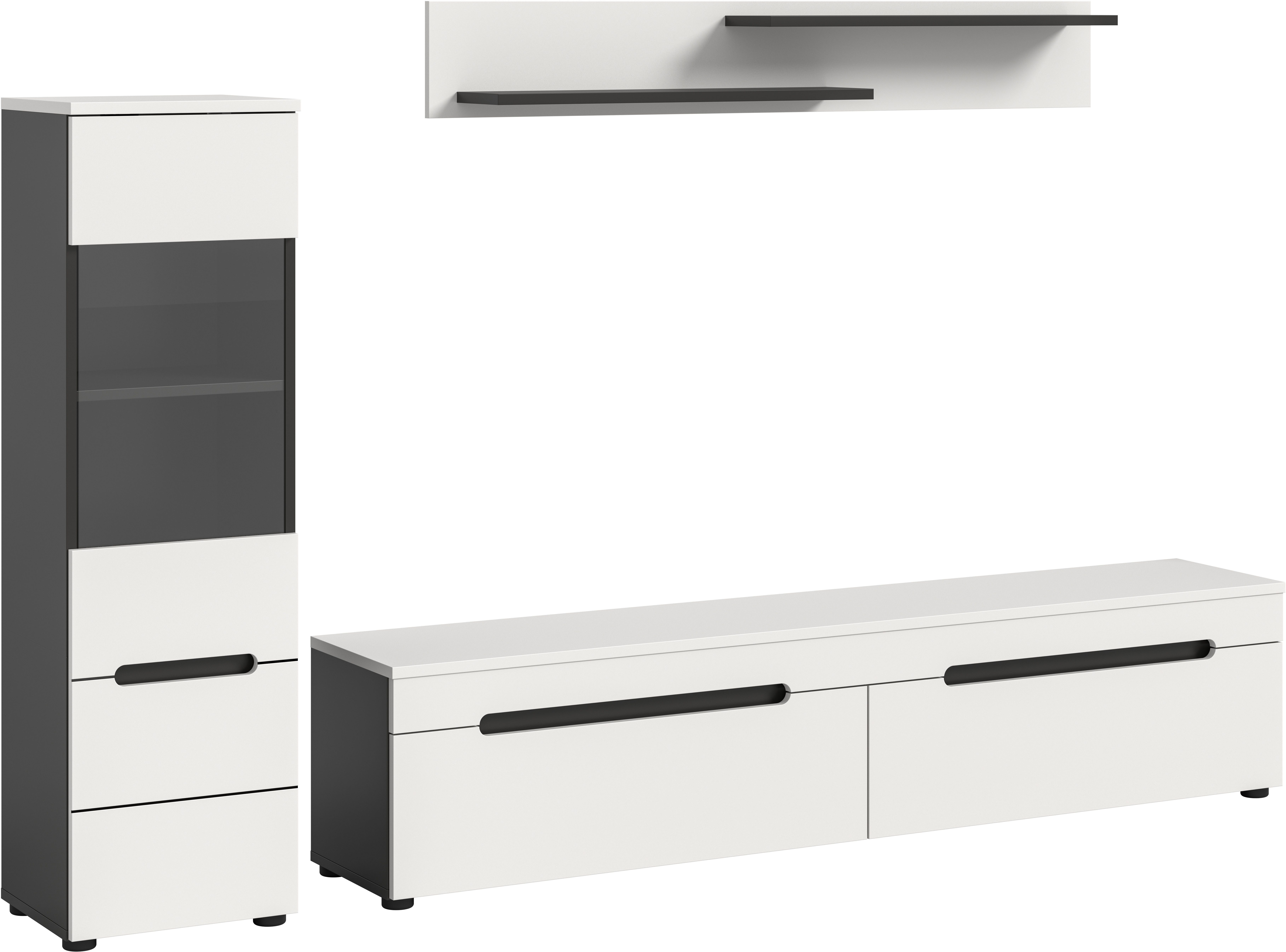 INOSIGN Wohnwand REHAT, TOPSELLER!, 3-teilig, wahlweise stehend und hängend günstig online kaufen