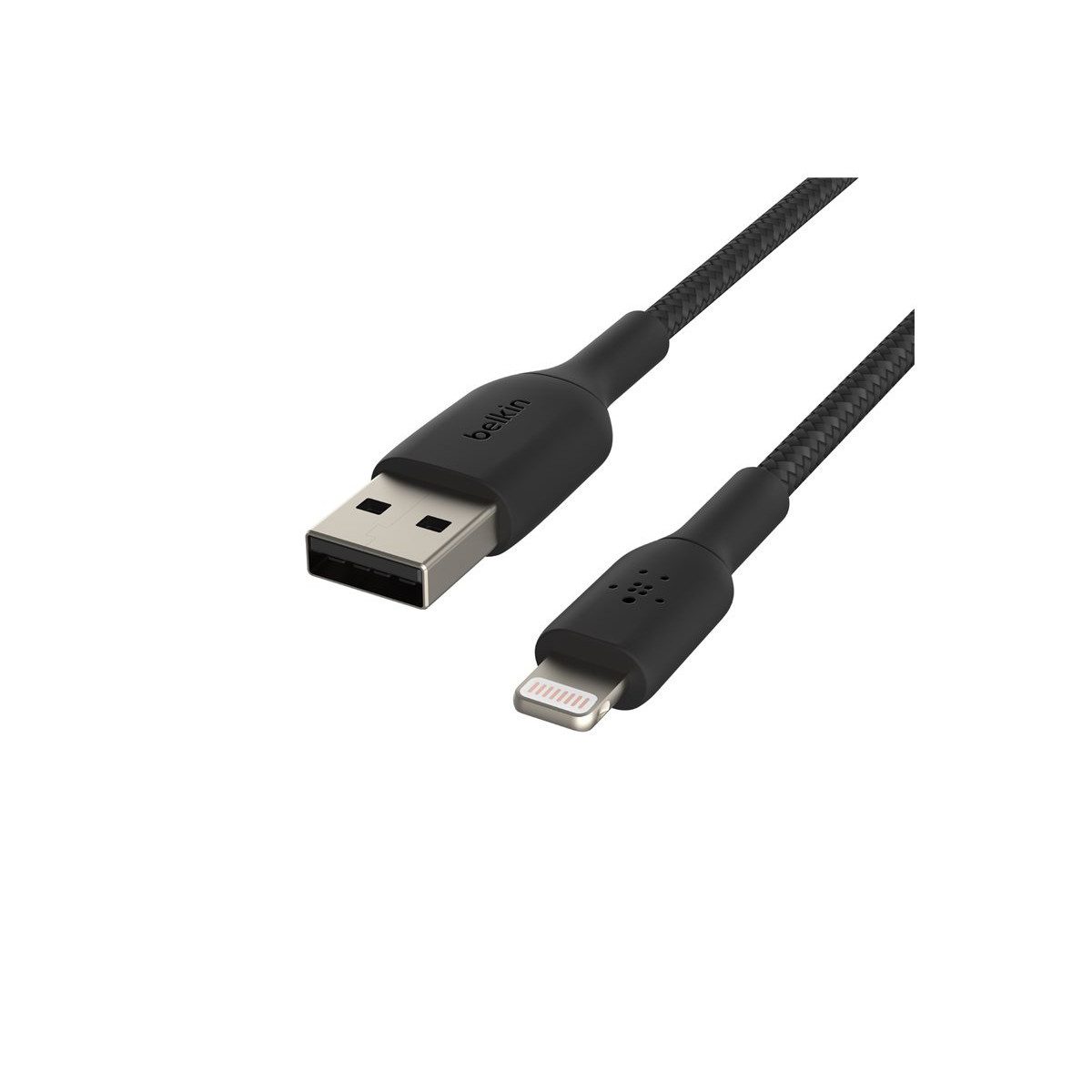 Belkin geflochtenes Lightning/USB-Kabel 1m schwarz USB-Kabel