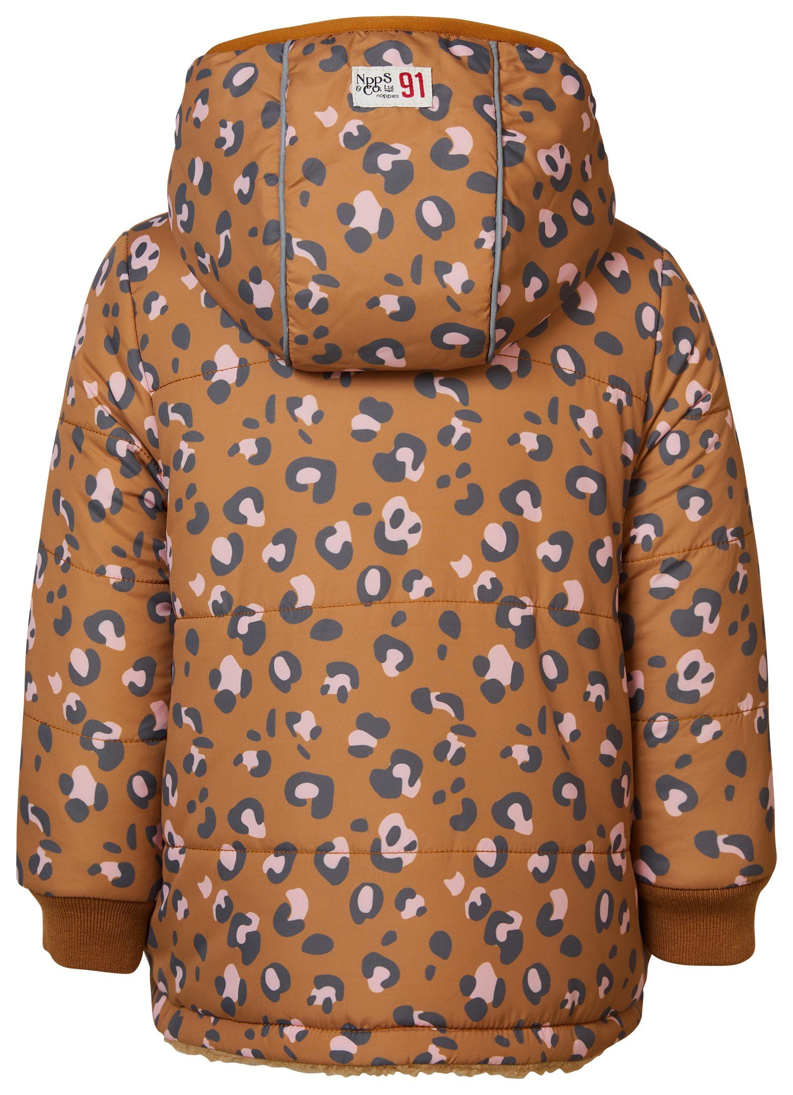 Noppies Wendejacke Noppies Winter jacke - (1-St) Reversible Annamaria Chipmunk