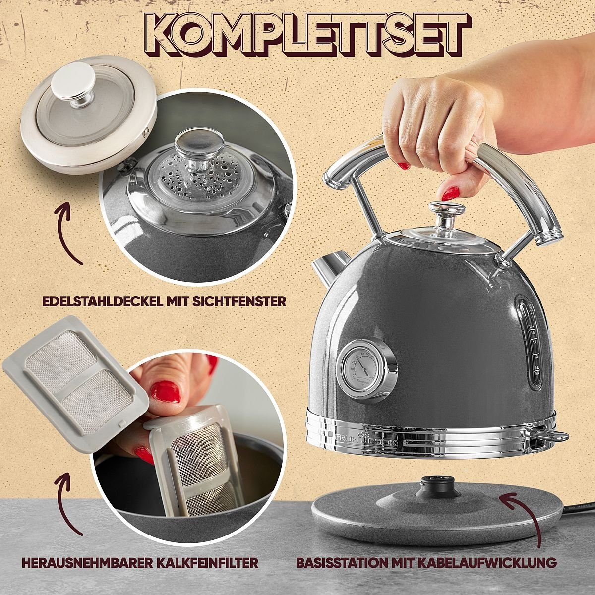 ProfiCook Wasserkocher PC-WKS 1192