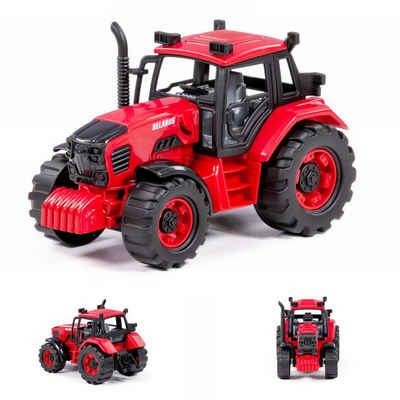 Polesie Spielzeug-Auto Spielzeug Traktor 89397, Motorhaube aufklappbar drin draußen ab 3 Jahre