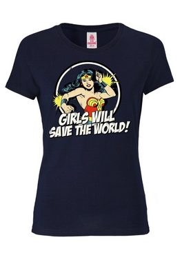 LOGOSHIRT T-Shirt Wonder Woman mit tollem Statement-Print