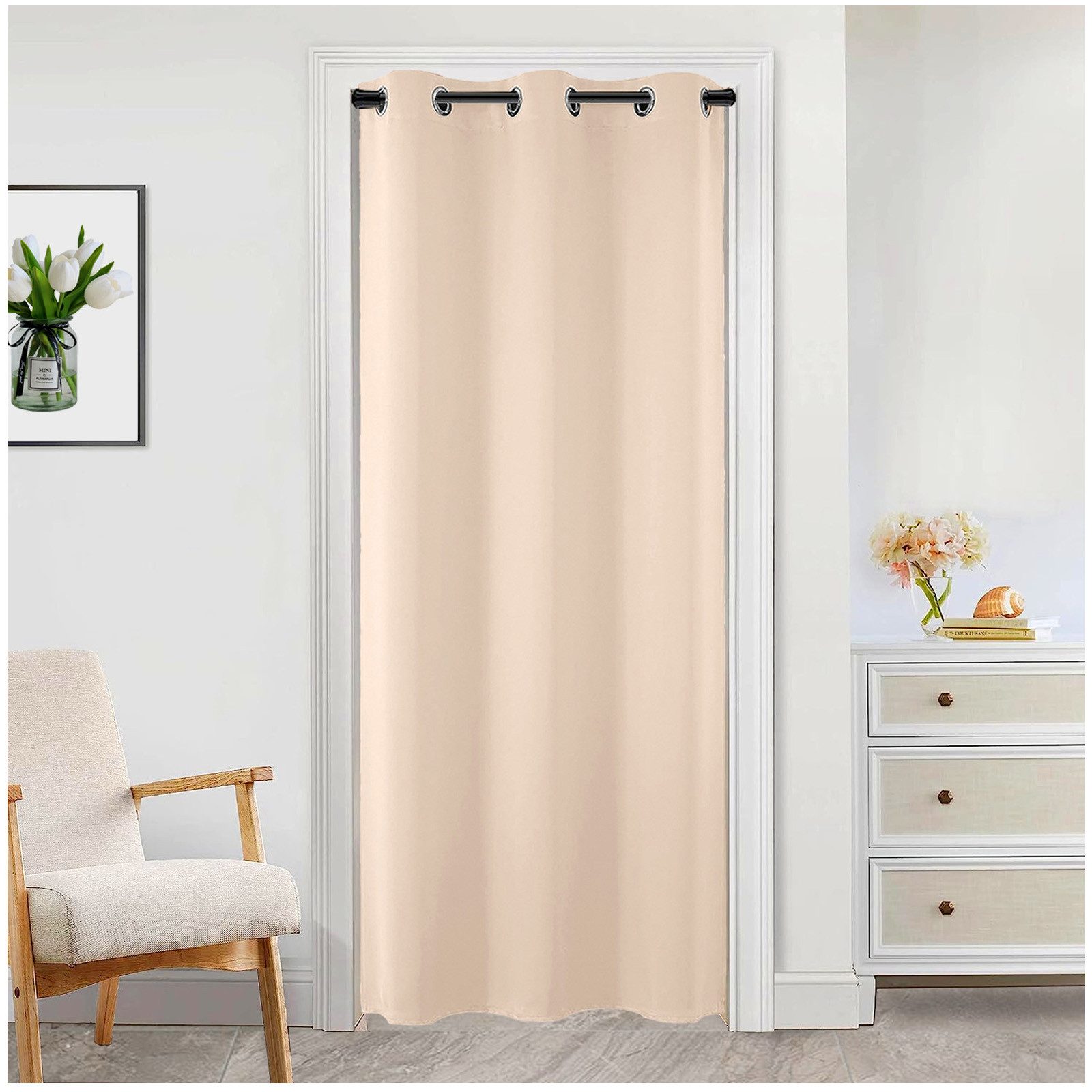 Qelus Raumteiler Verdunkelungstürvorhang Solide Türvorhang Küche Wohnkultur günstig online kaufen