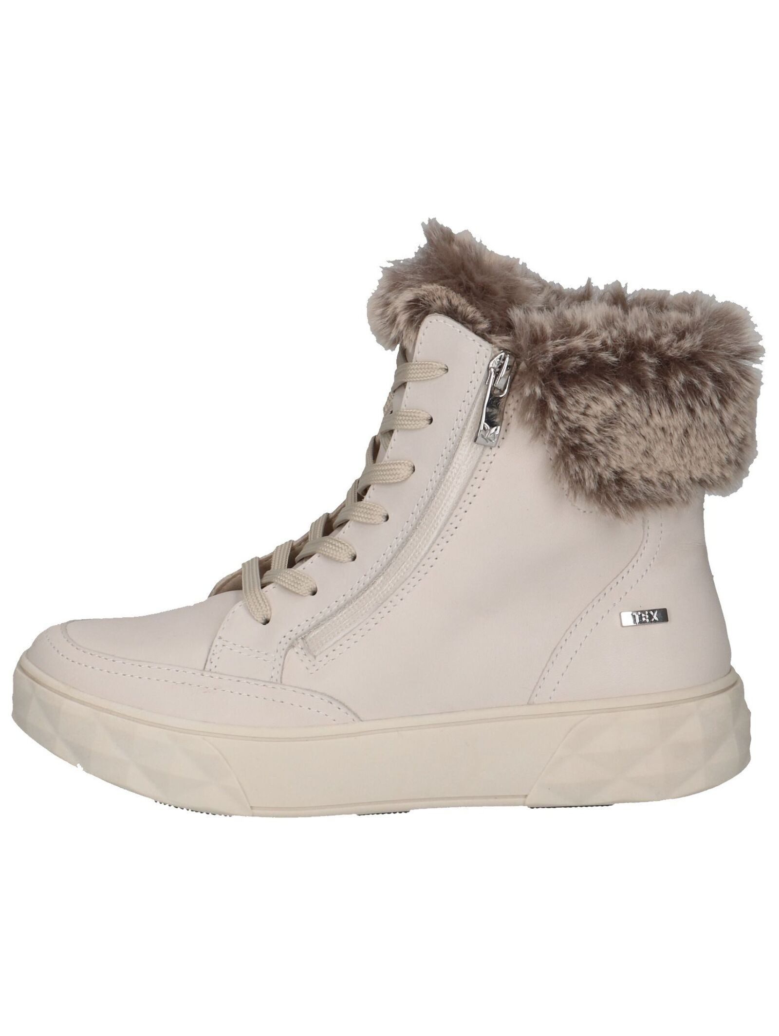 Caprice Stiefelette Leder/Textil . Schnürstiefelette