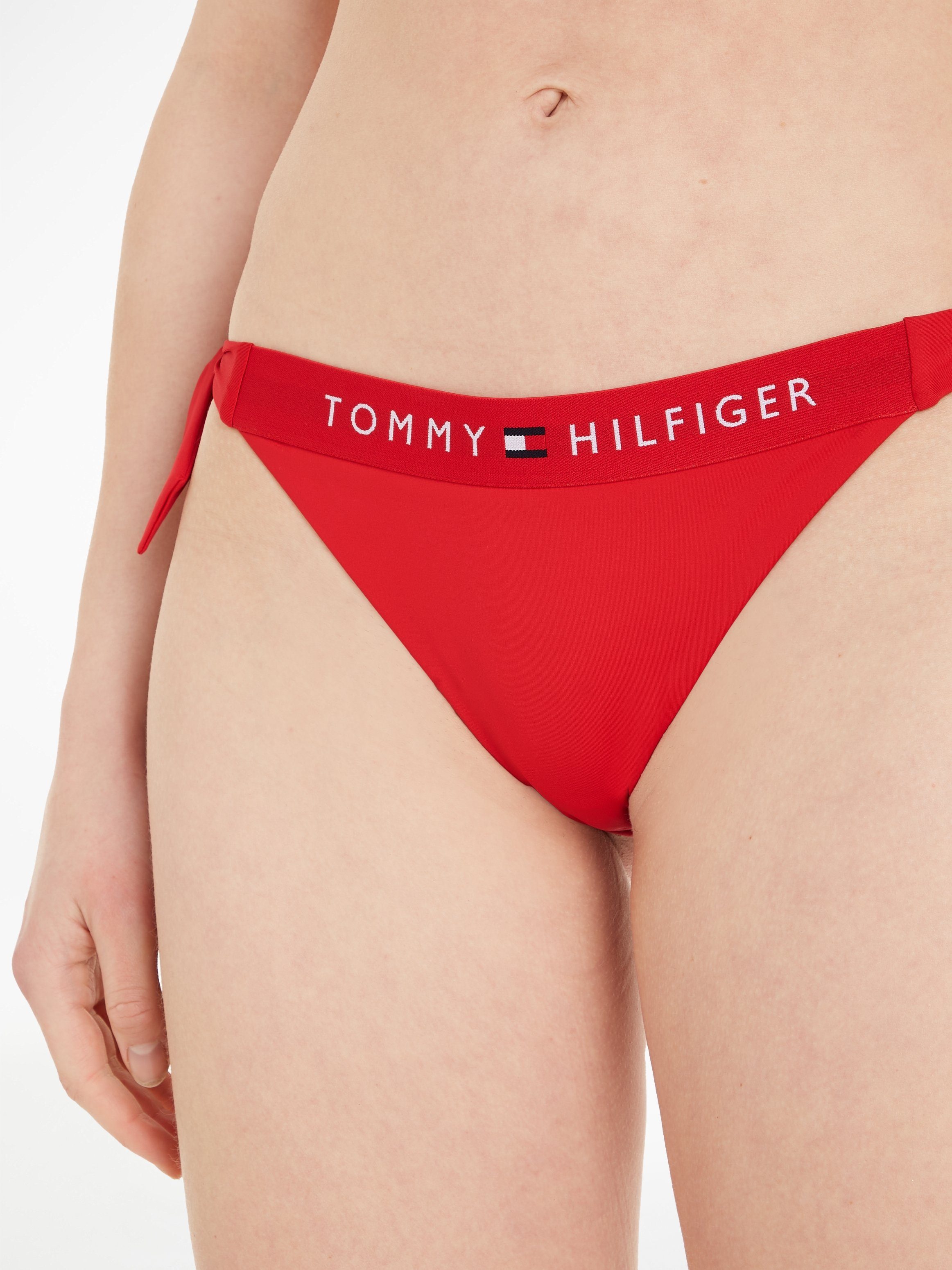 Tommy Hilfiger Swimwear Bikini-Hose TH SIDE TIE CHEEKY BIKINI mit seitlichen Knotendetails