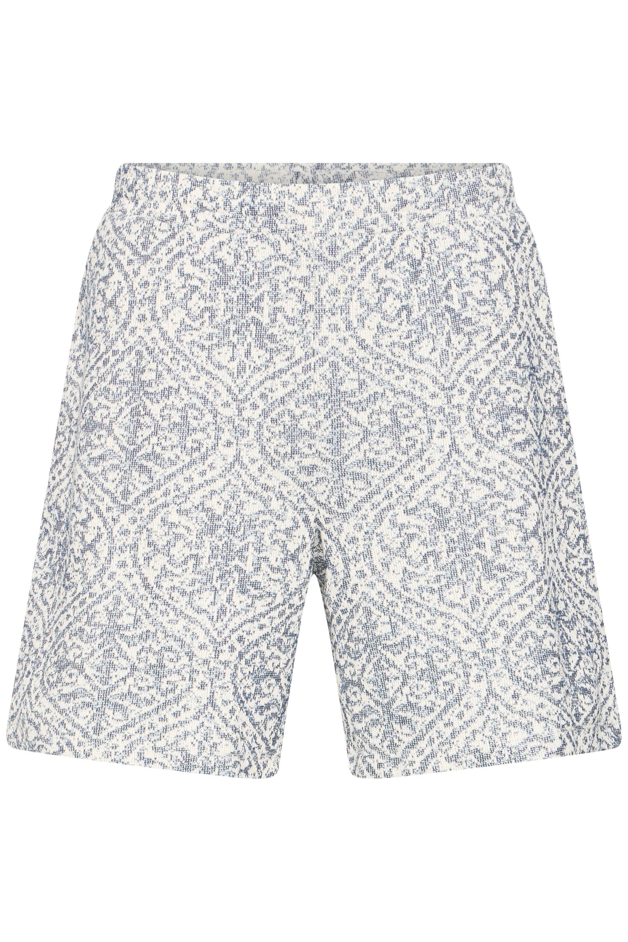 !Solid Chinoshorts SDAlann Gemusterte Shorts mit elastischem Bund und Taschen