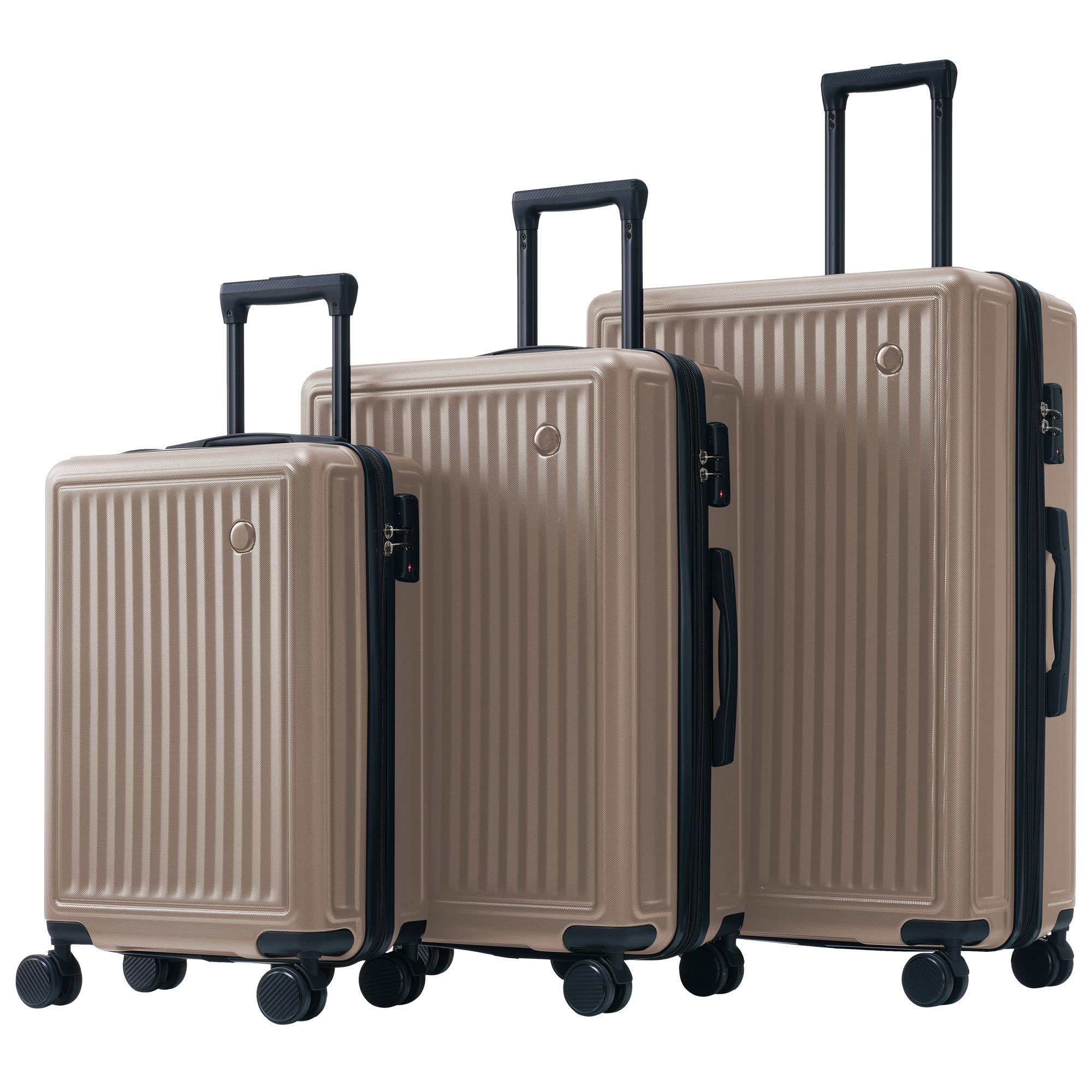 REDOM Kofferset Trolleyset Reisekoffer, 4 Rollen, günstig online kaufen