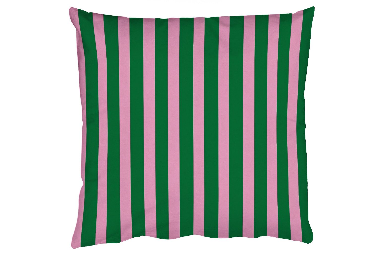 MuchoWow Dekokissen Vertikale Streifen - Grün - Rosa, Zierkissen mit Füllung für Wohnzimmer, Sofakissen, 40x40 cm
