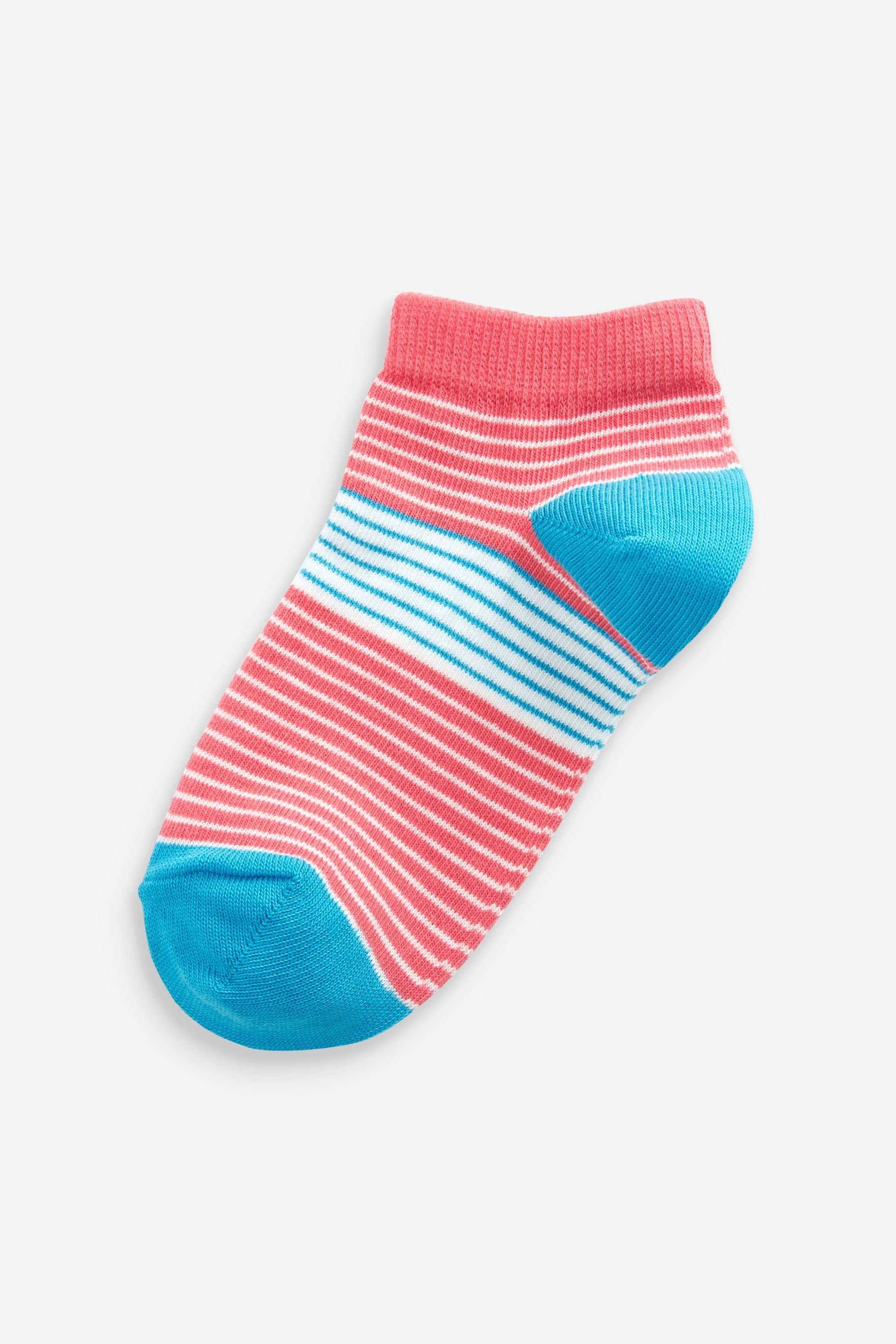 Next Sneakersocken 5 x gestreifte Sneakersocken mit Baumwolle (5-Paar)