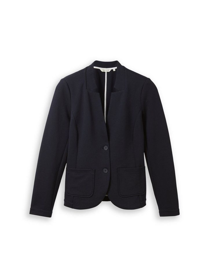 TOM TAILOR Jackenblazer Blazer mit Ottoman Struktur - Gerade