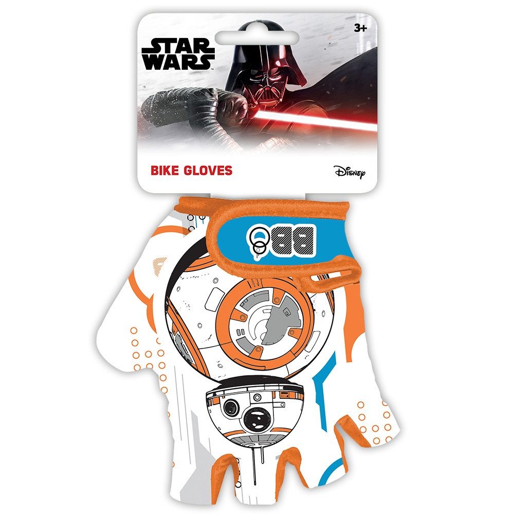 Seven Polska Fahrradhandschuhe "Star Wars BB8", Größe S, fingerloser Schutz-Handschuh