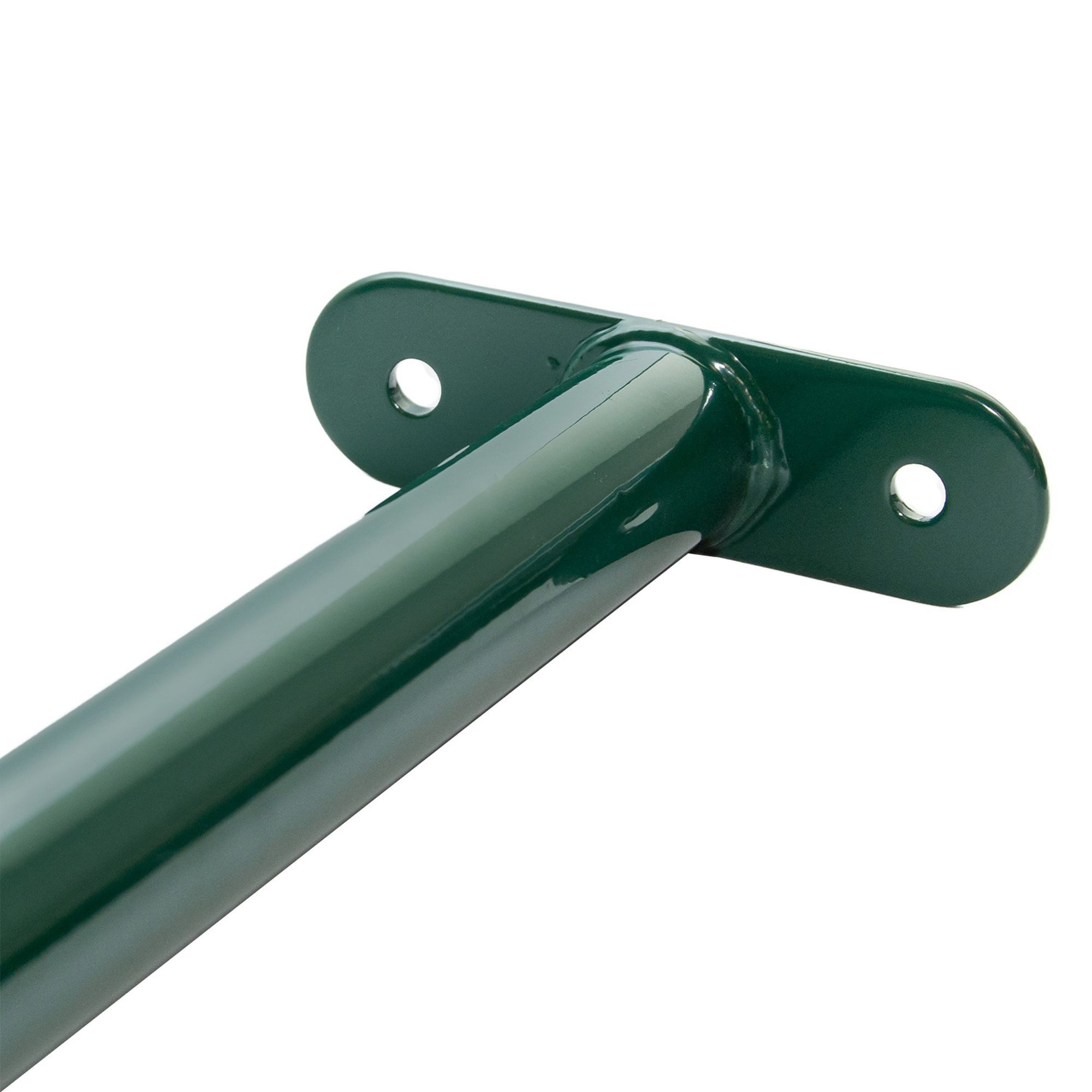 ROG-Gardenline Turnreck Reckstange Metall stabile Turnstange inklusive Montagematerial, (grün, 60 cm)