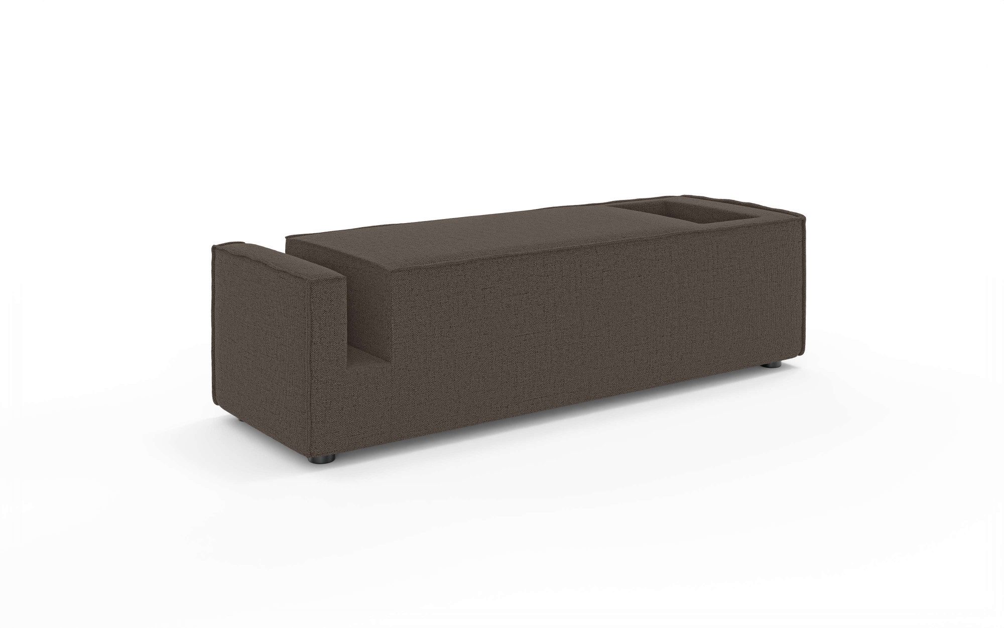 OTTO home Sofaelement HAILY Tisch XL für das Modulsofa, extra tief, Maße B/T/H: 45/130/37 cm, als Modul oder separat verwendbar, mit Steckfach und Ablagefläche