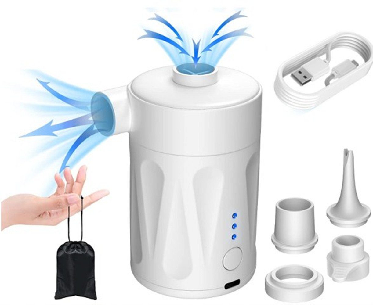 Sportanzug Elektrische Luftpumpe für Luftmatratze,8 in 1 Zwillingsmotoren