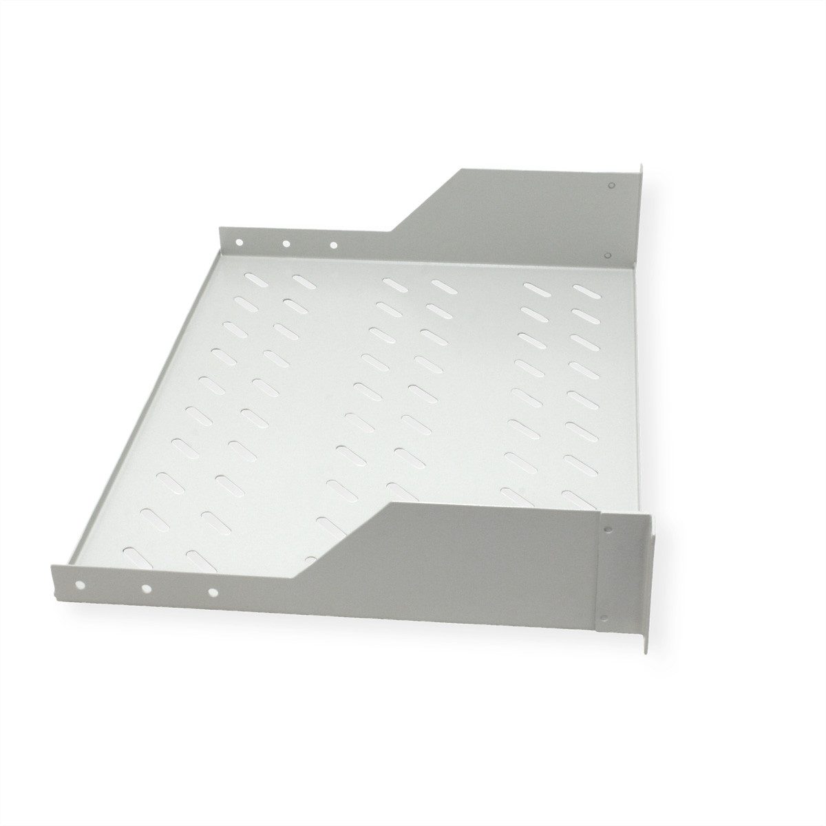 ROLINE Netzwerkschrank 19-Zoll Fachboden 2 HE 350 T, 25kg Tragkraft grau