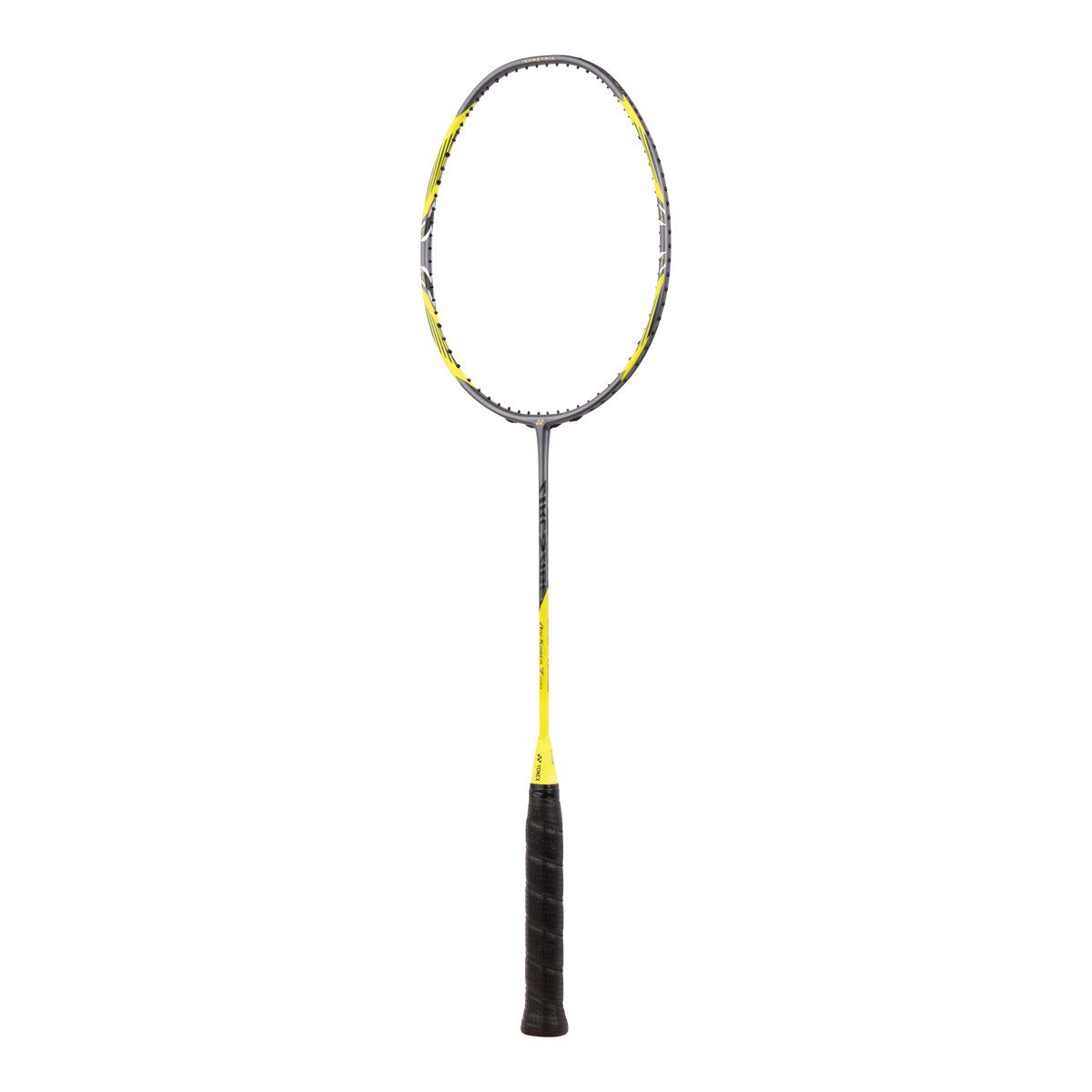 Yonex Badmintonschläger ARC Saber 7 Pro #22 (ausgewogen, mittel, Made in Japan) grau/gelb, Gewichtsklasse: 4U/G5