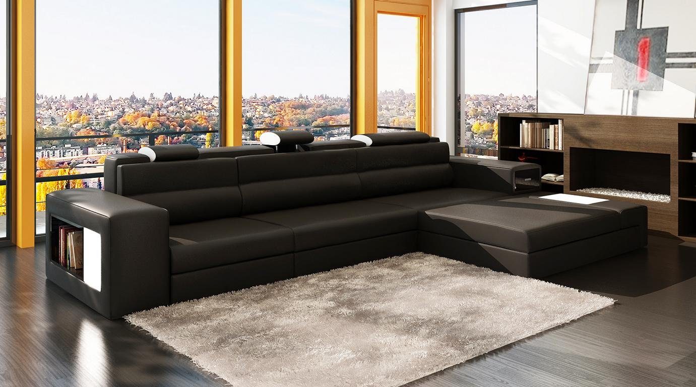 Ecksofa Design Europe in Neu, Couch luxus JVmoebel graue Designer Sofa Made L-Form modernes