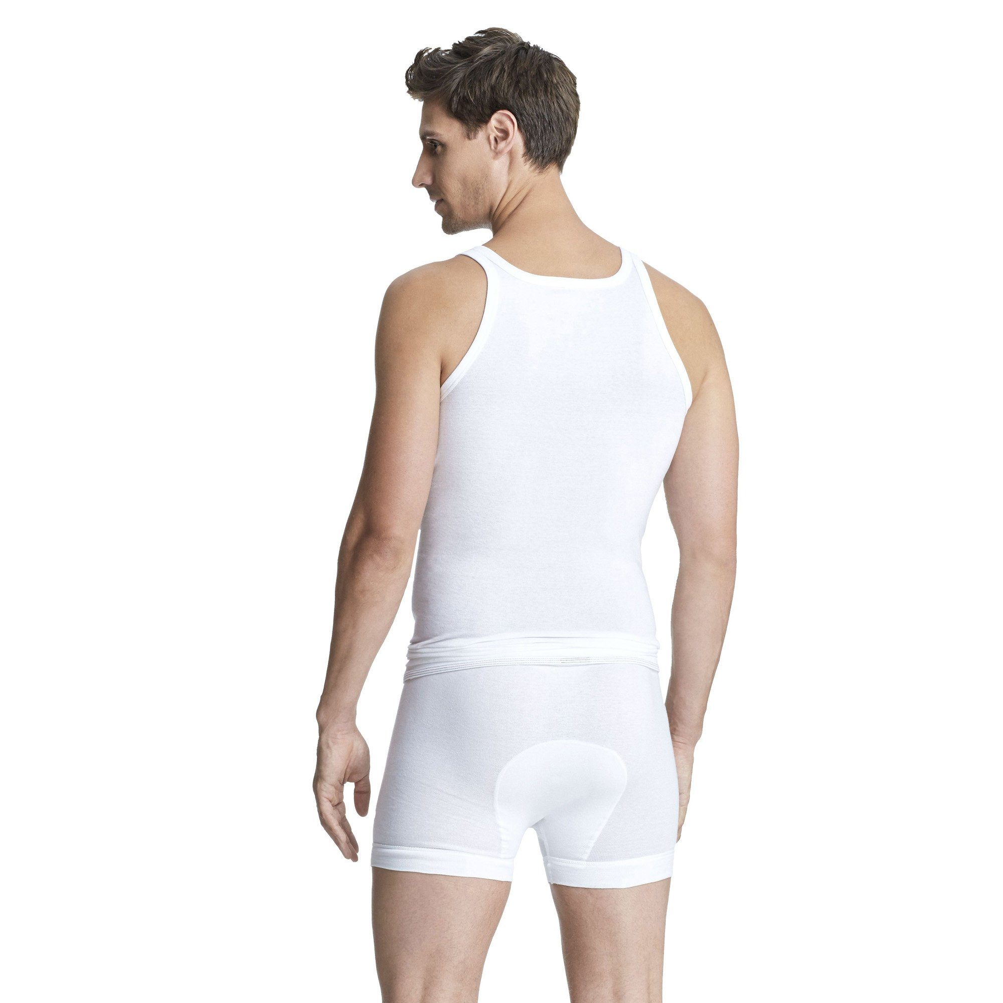 conta Unterhemd Herren-Unterhemd 4er-Pack Feinripp Uni