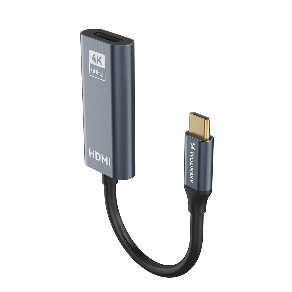 Wozinsky Wozinsky WACH-01 USB C auf HDMI 4K 60Hz Adapter USB-Adapter – Bild 2 von 5