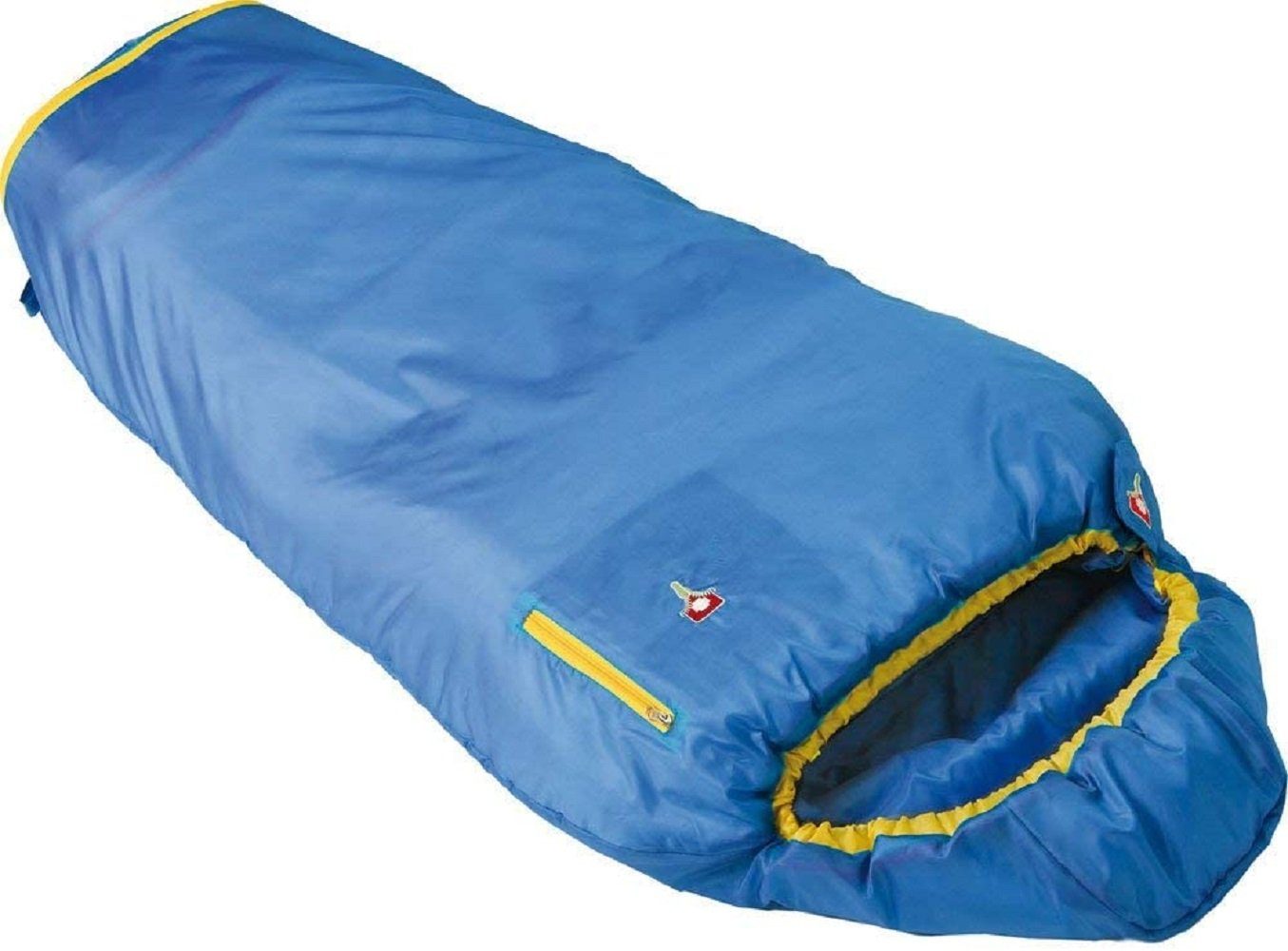 Grüezi bag Schlafsack Mitwachsender Mumienschlafsack für Kinder (Water Blau, M)