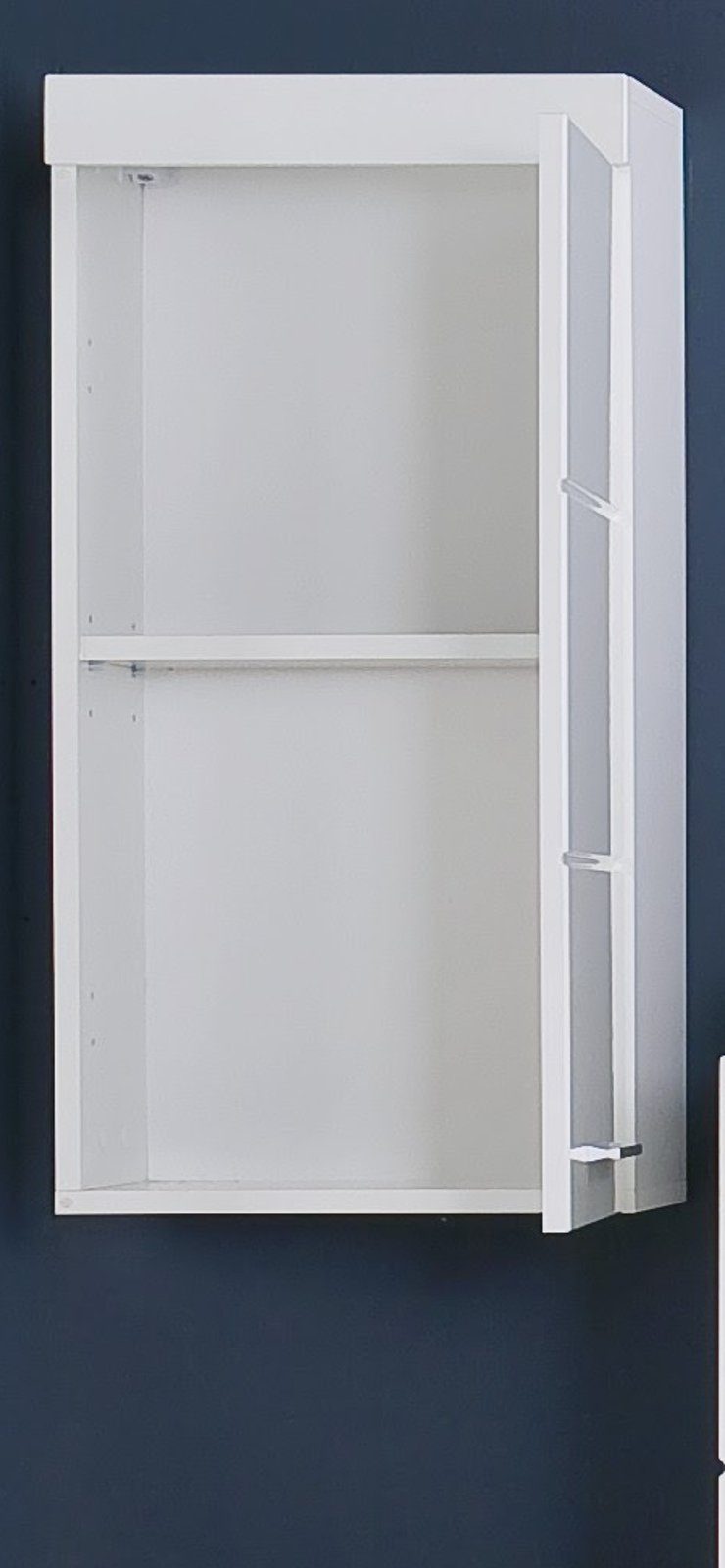 cm) x77 weiß, Hochglanz 37 in (Badschrank Amanda trendteam Hängeschrank