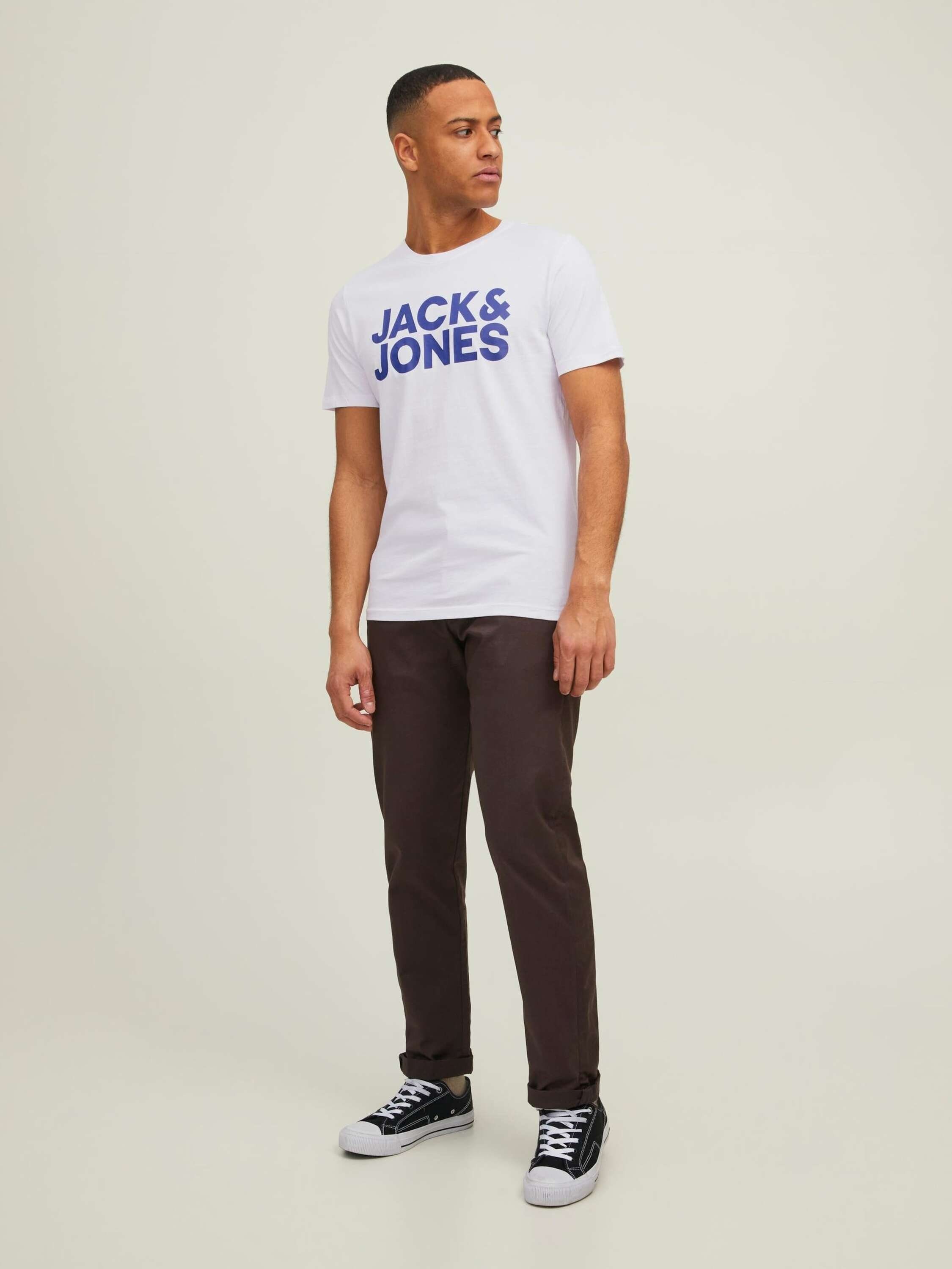 Jack & Jones Herren Rundhals T-Shirt JJECORP LOGO PLAY 3er PACK - Slim Fit günstig online kaufen