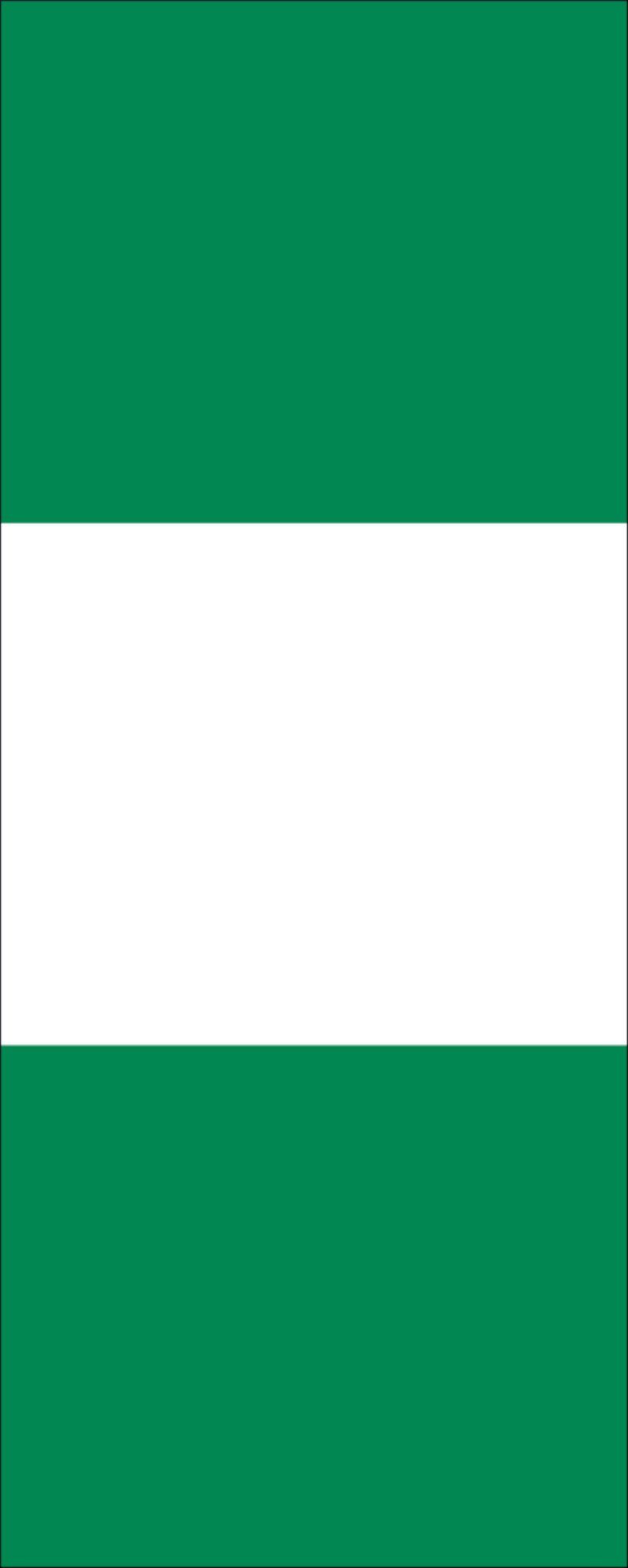 flaggenmeer Flagge Flagge Nigeria 110 g/m² Hochformat
