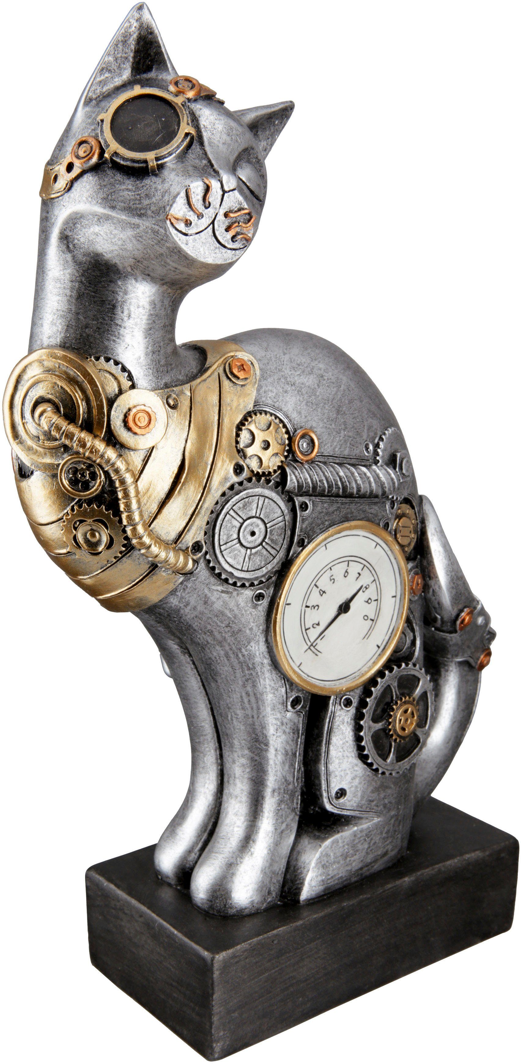 Casablanca by Gilde Tierfigur Skulptur Steampunk Cat (1 St) günstig online kaufen