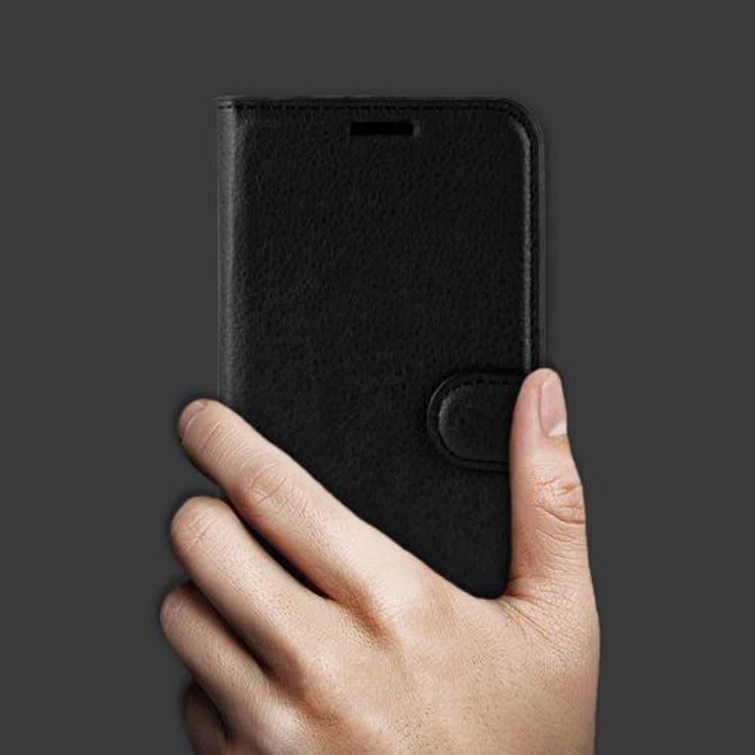 betterfon Handyhülle für alle Xiaomi Klapphülle Flip Case Wallet Case in, 3 Kartenfächer, Magnetverschluss & Standfunktion im Lederlook