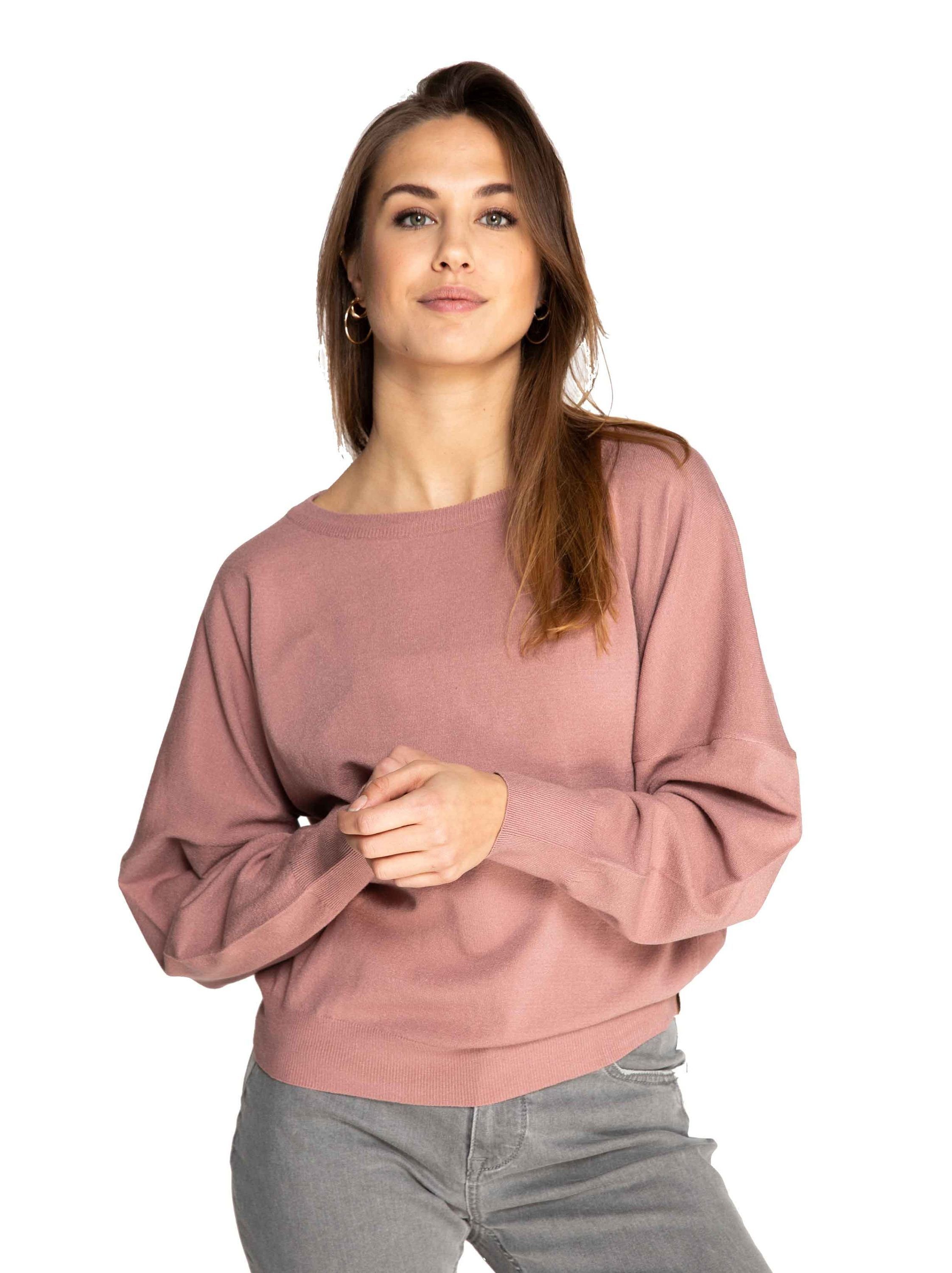 Zhrill Strickpullover Pullover TALIA Rose Pflegeleicht