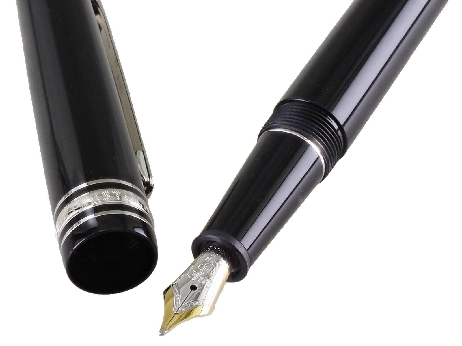 MONTBLANC Füllfederhalter Meisterstück Signature for Good Legrand MB109352, handgefertigte Feder aus 14 Karat 585 Gold mit rhodinierter Intarsie