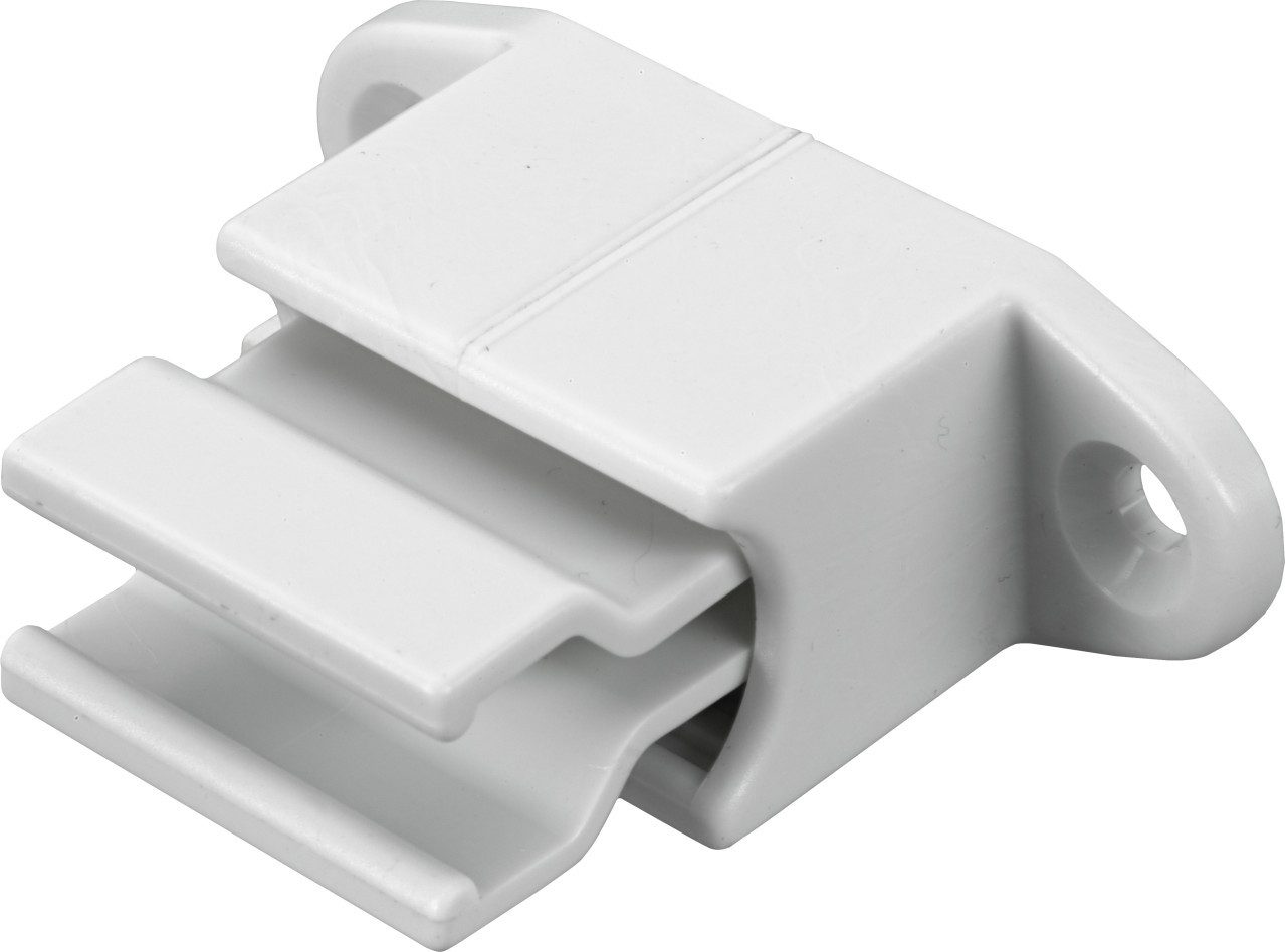 Hettich Wandhaken Hettich Klemmhalter für Kurbelstangen Ø 15 mm weiß