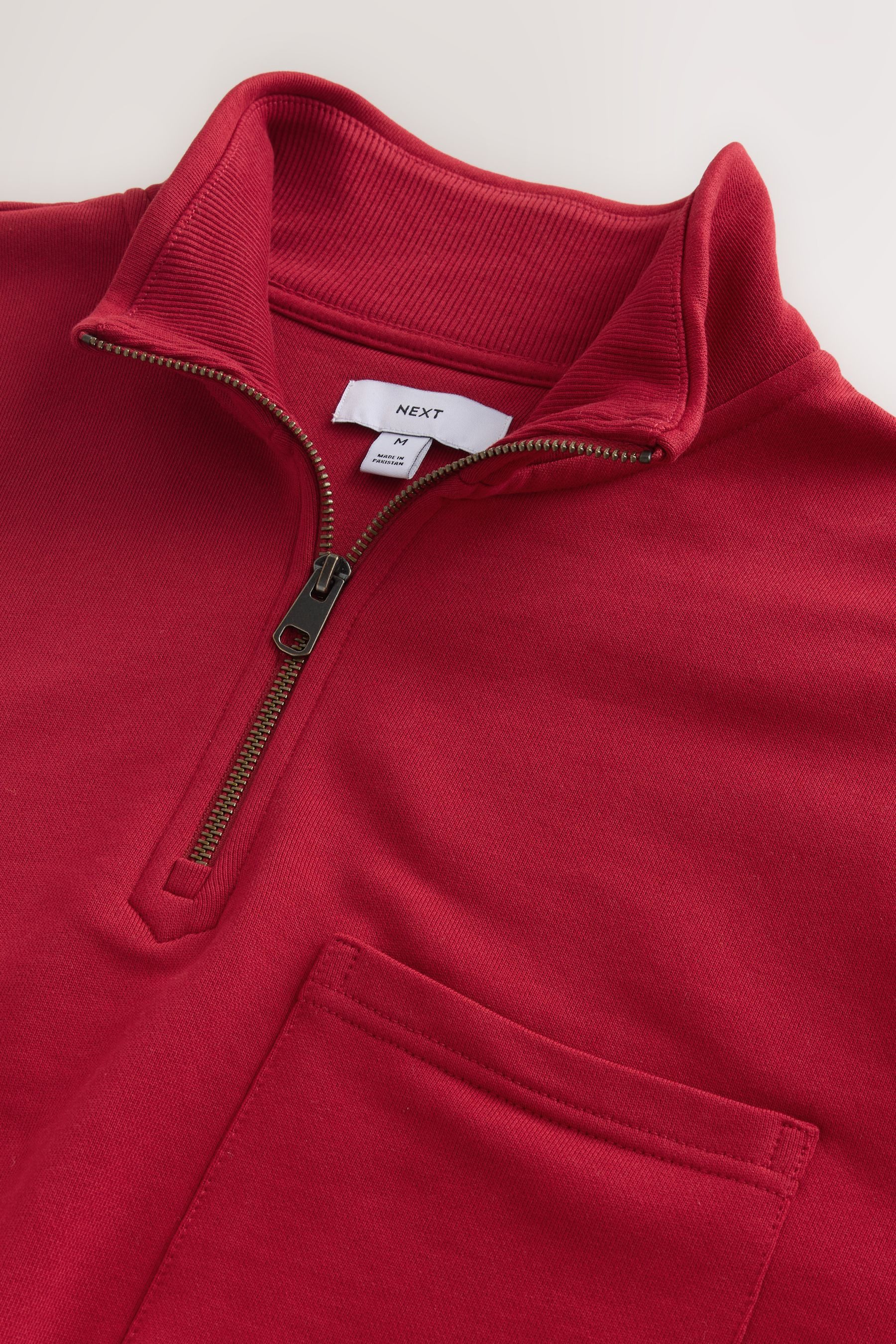 Next Sweater Leichte Jersey-Sweatjacke mit Trichterkragen + RV (1-tlg)