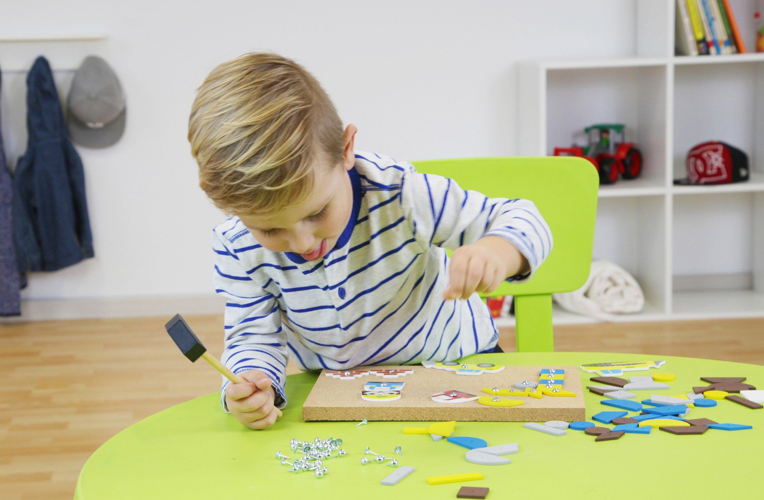 Lena® Spiel, Kinderspiel Hammerspiel Baustelle